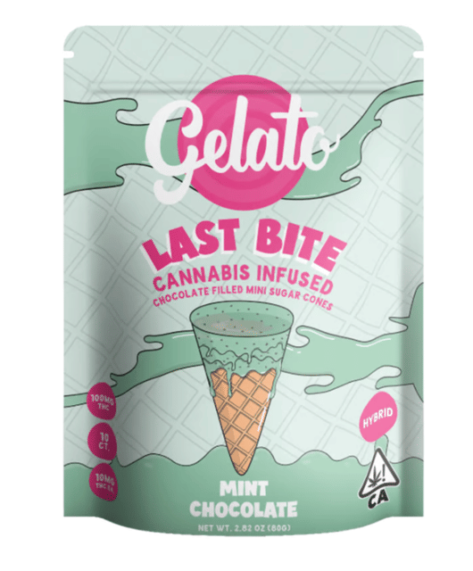 Gelato: Last Bite Mint Mini Cones