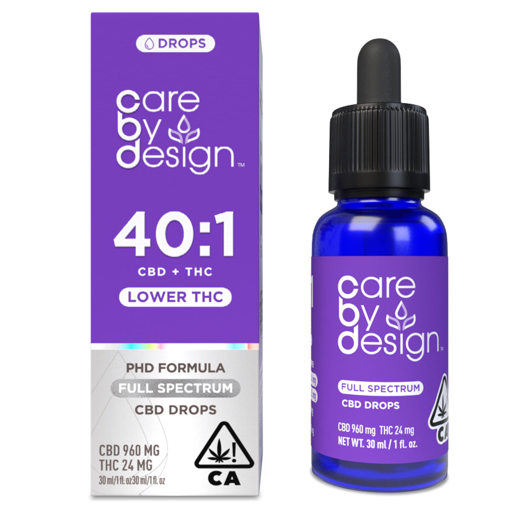40:1 Tincture 30ml **SPECIAL PRICING** - Care by Design - 40:1 30ml - $59 - Tinctures