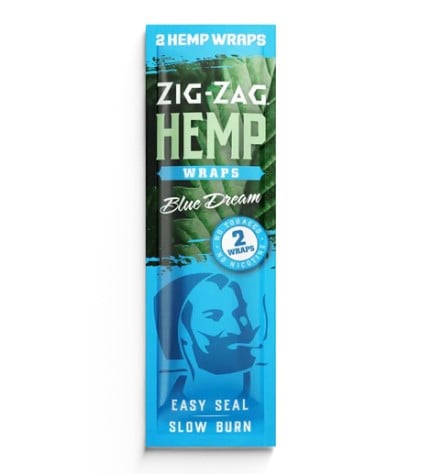 ZIG-ZAG HEMP WRAPS (BLUE DREAM) 2 PACK