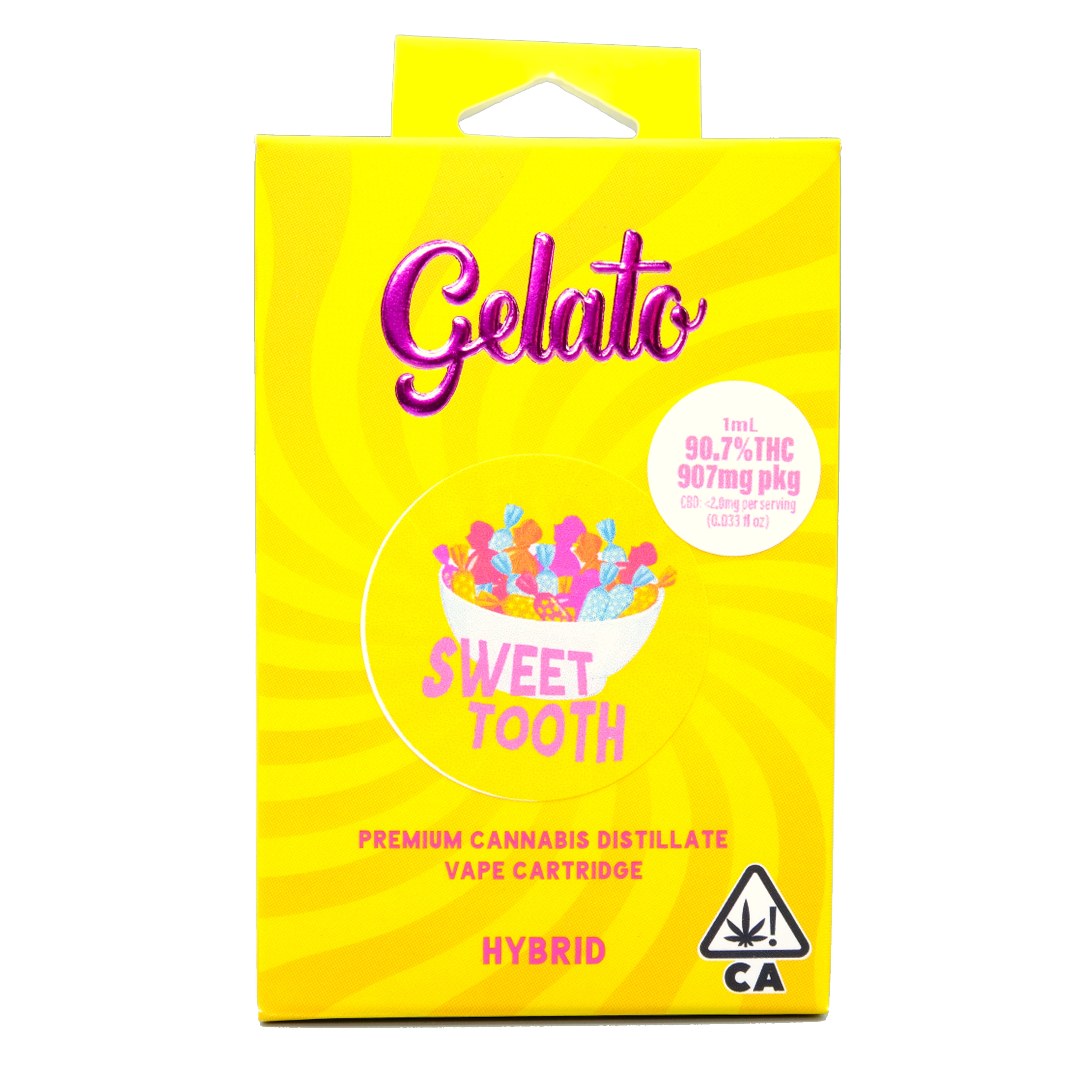 Sweet Tooth (H) Flavor 1g **B2G1 EVERYDAY** - Gelato Canna Co. - Sweet Tooth (H) - $27 - Vape Cartridge