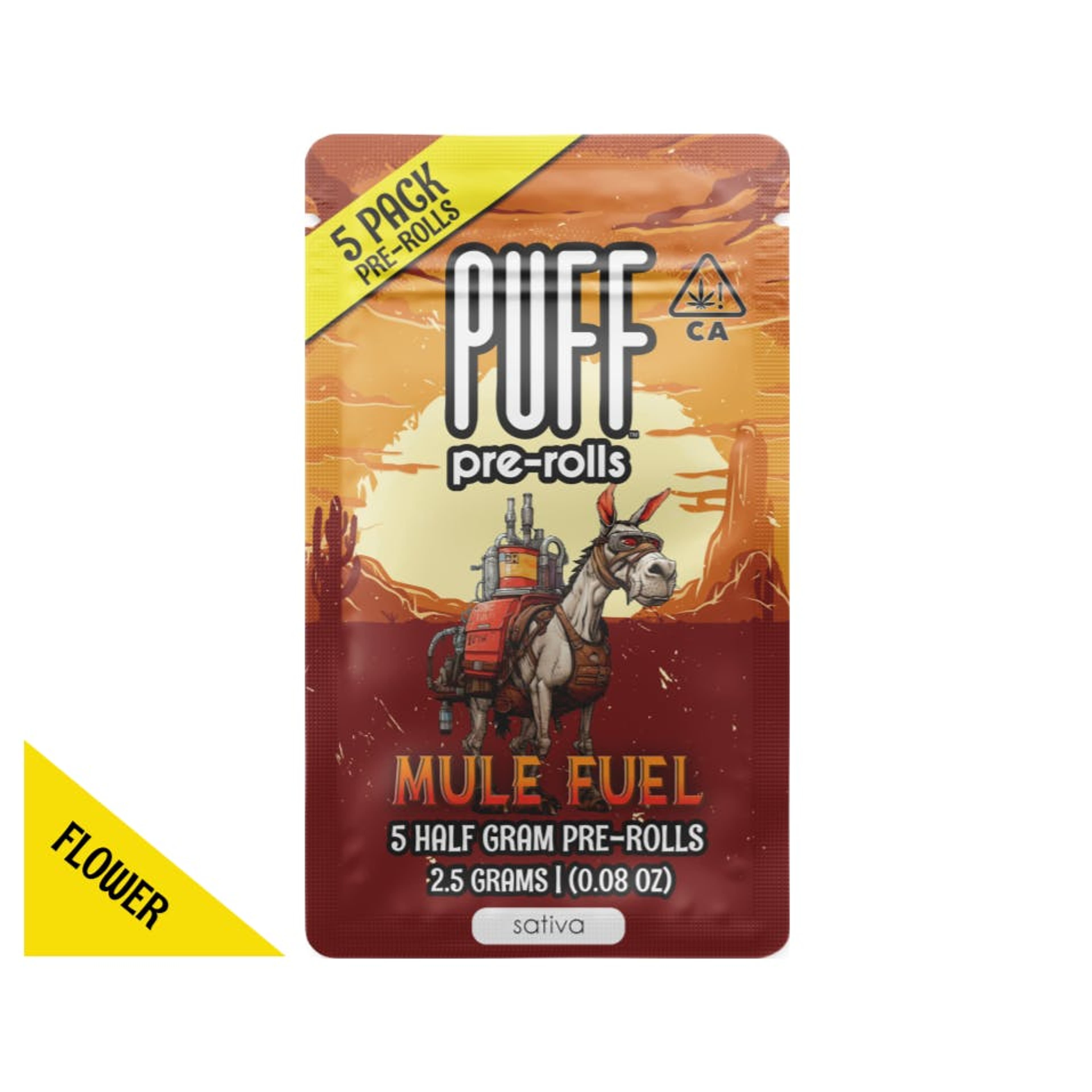 Mule Fuel - Pre-Rolls - PUFF - 2.5g (5-Pack) - $59.99 - Non-Infused Pre-Rolls