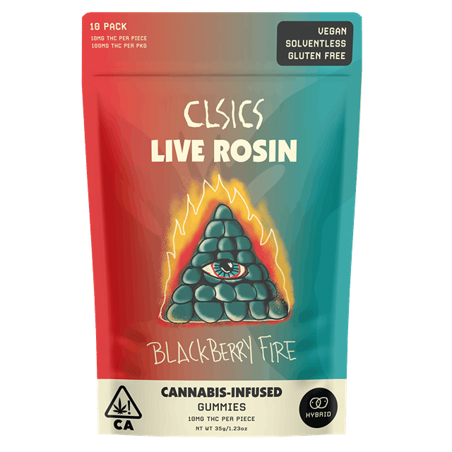 Blackberry Fire | 100mg LIVE ROSIN gummies