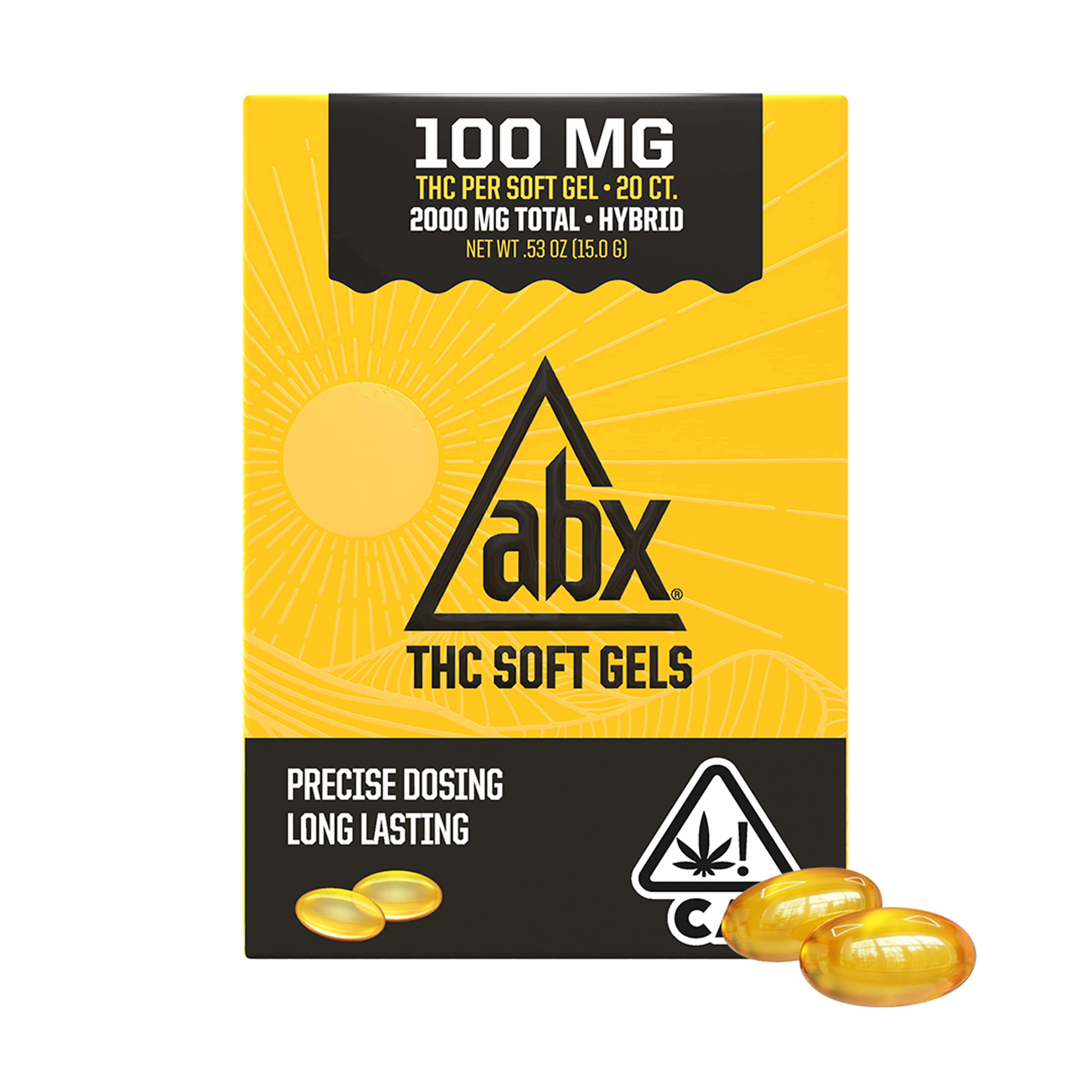 20 Count (100mg) ABX Soft Gels *MED**SPECIAL PRICING** - AbsoluteXtracts - 20 Count (100mg) - $105 - Capsules