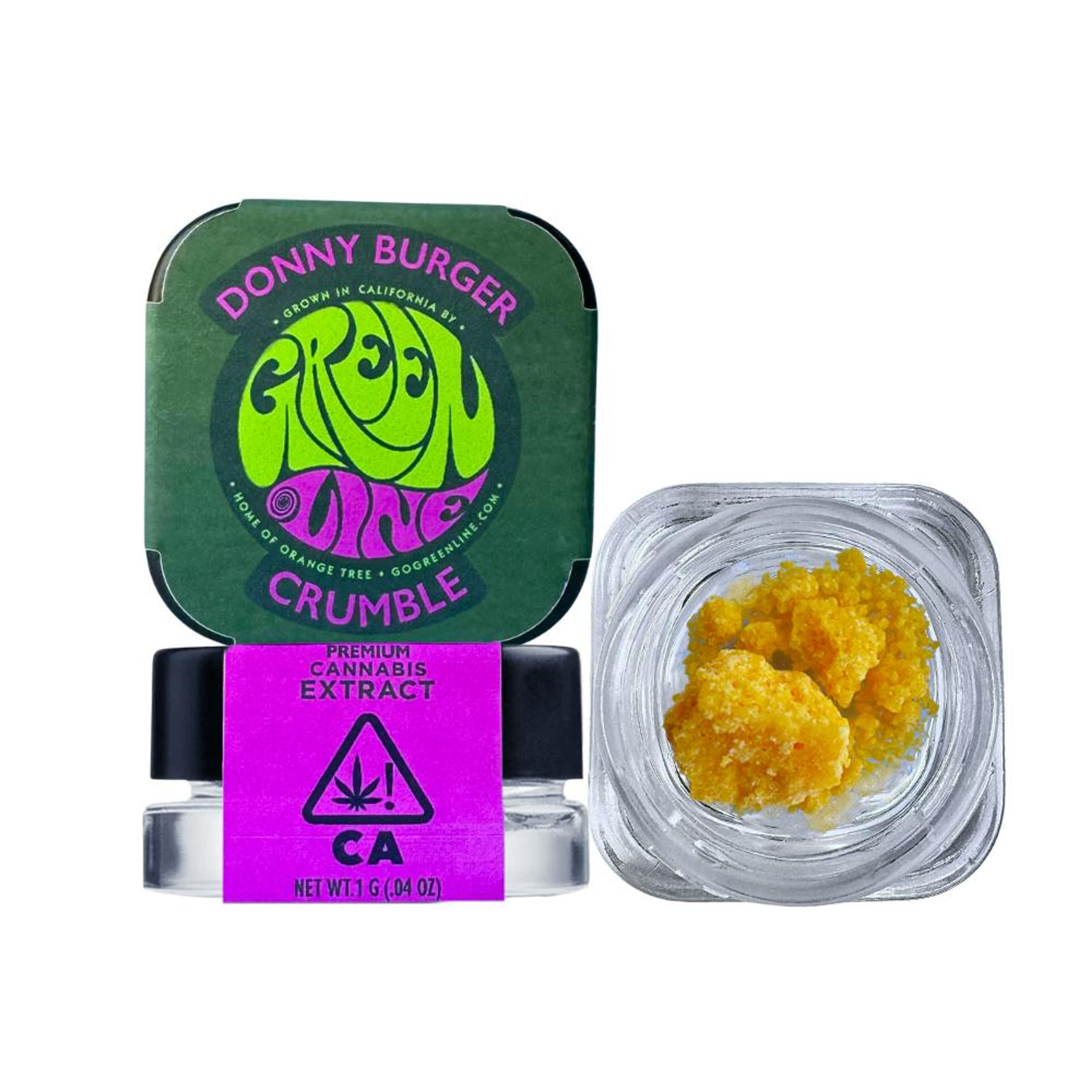 Greenline: Donny Burger 1g Crumble - Greenline - - $19 - Concentrates