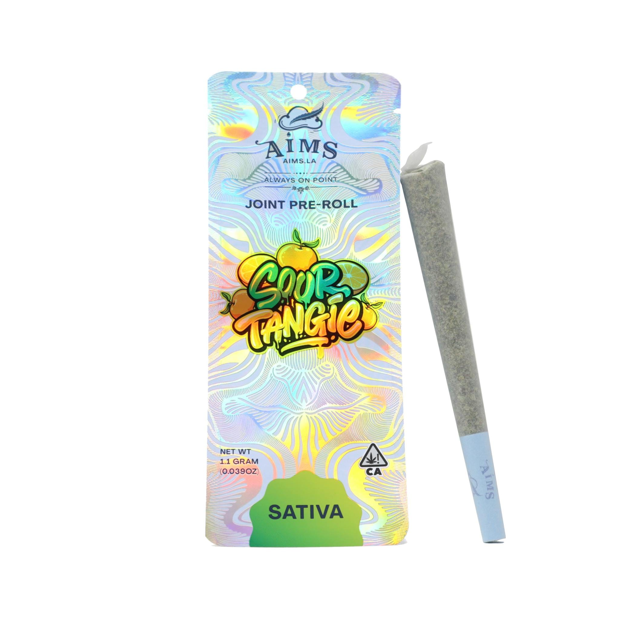 Sour Tangie Pre-Roll - 1.1g - Aims Horticulture -  - $8 - Pre-Rolls