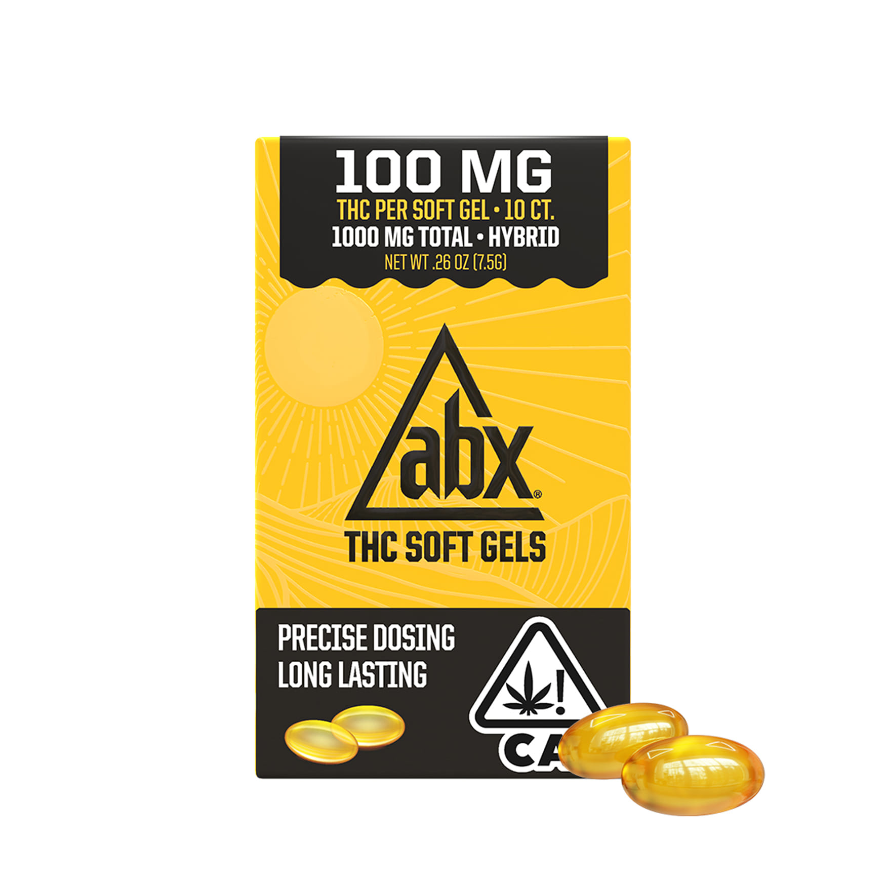 10 Count (100mg) ABX Soft Gels **SPECIAL PRICING** - AbsoluteXtracts - 10 Count (100mg) - $60 - Capsules