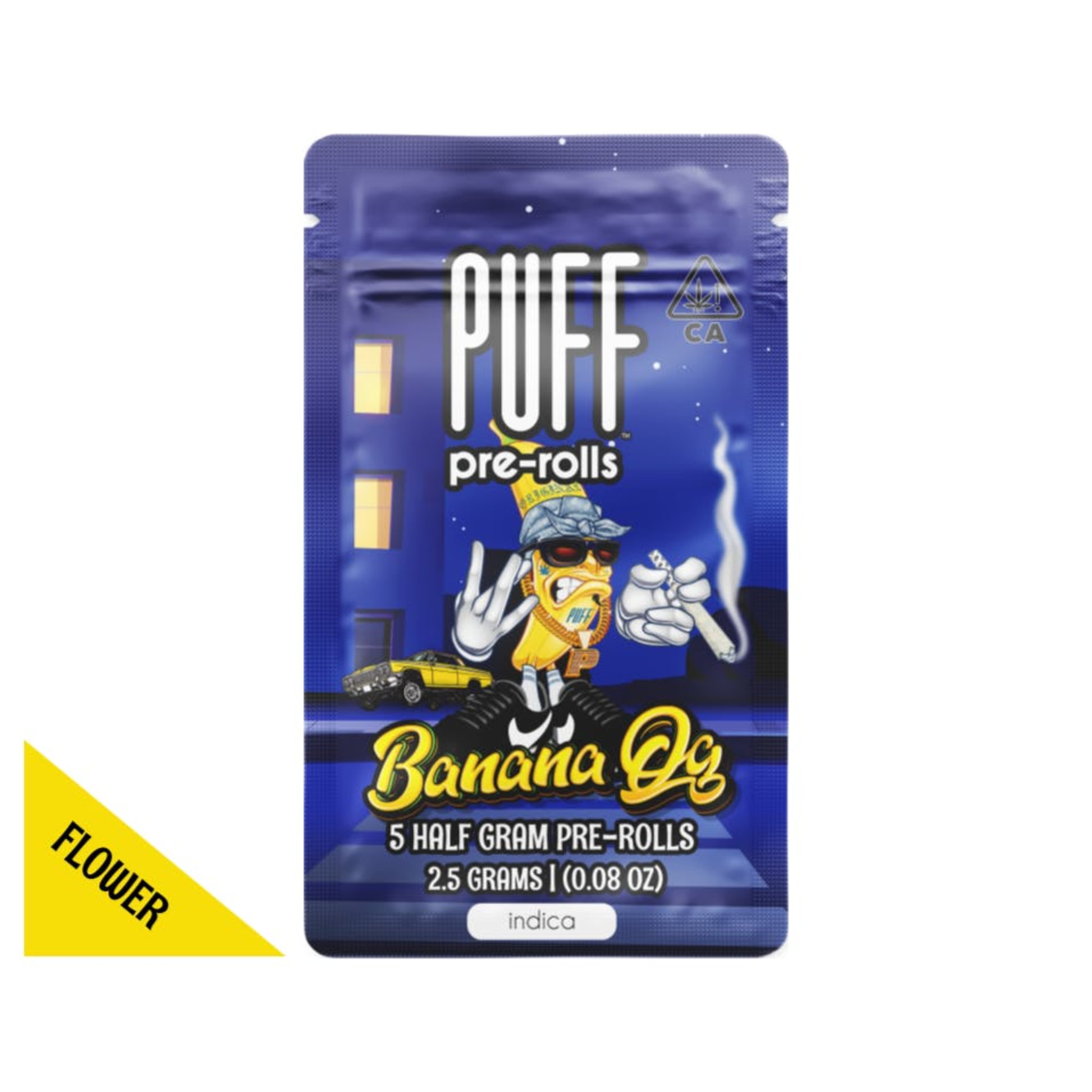 Banana OG 5pk Prerolls 2.5g - PUFF - - $17.50 - Pre-Rolls