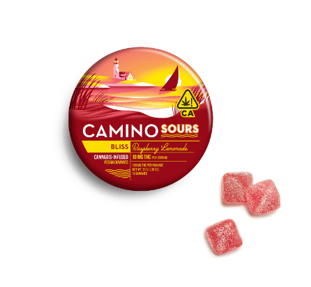 Sours Raspberry Lemonade Gummies 10pk Camino