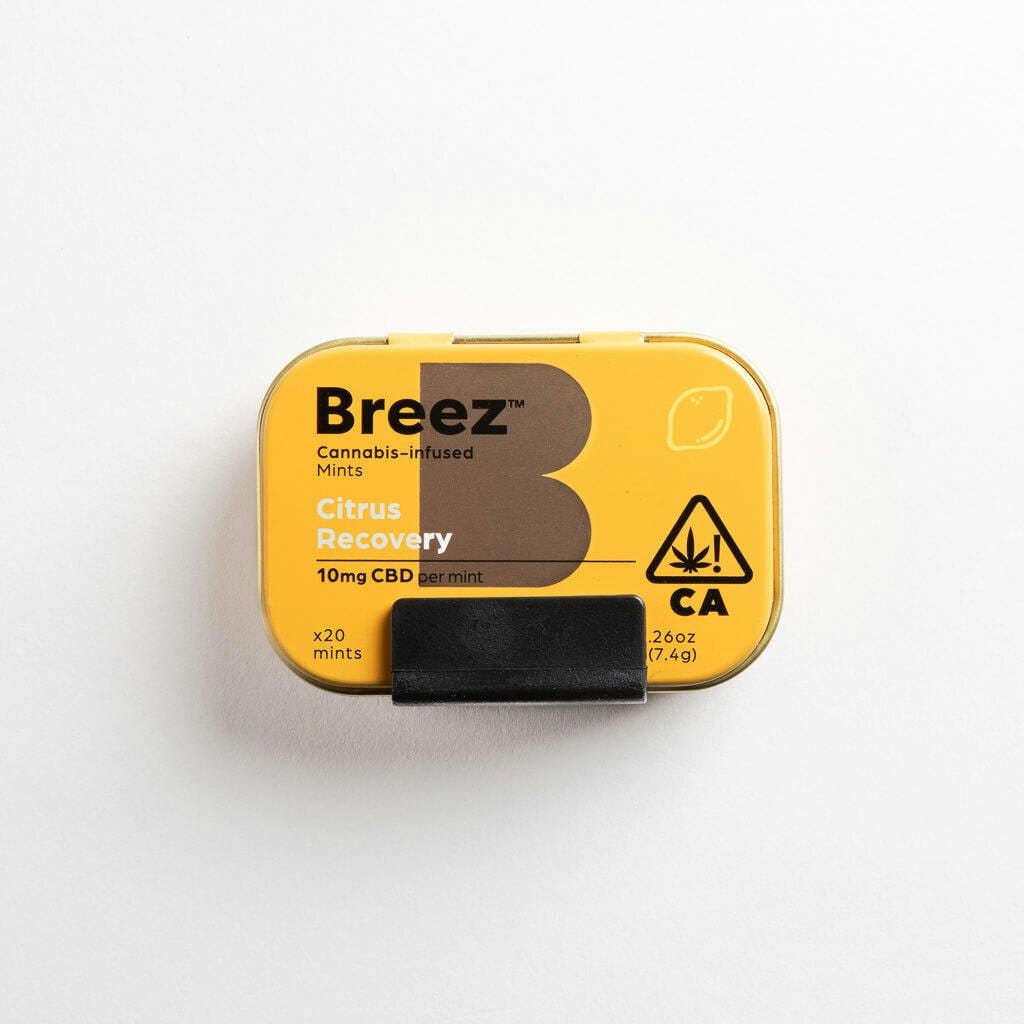 Citrus CBD Mints - Breez -  - $21.75 - Edible