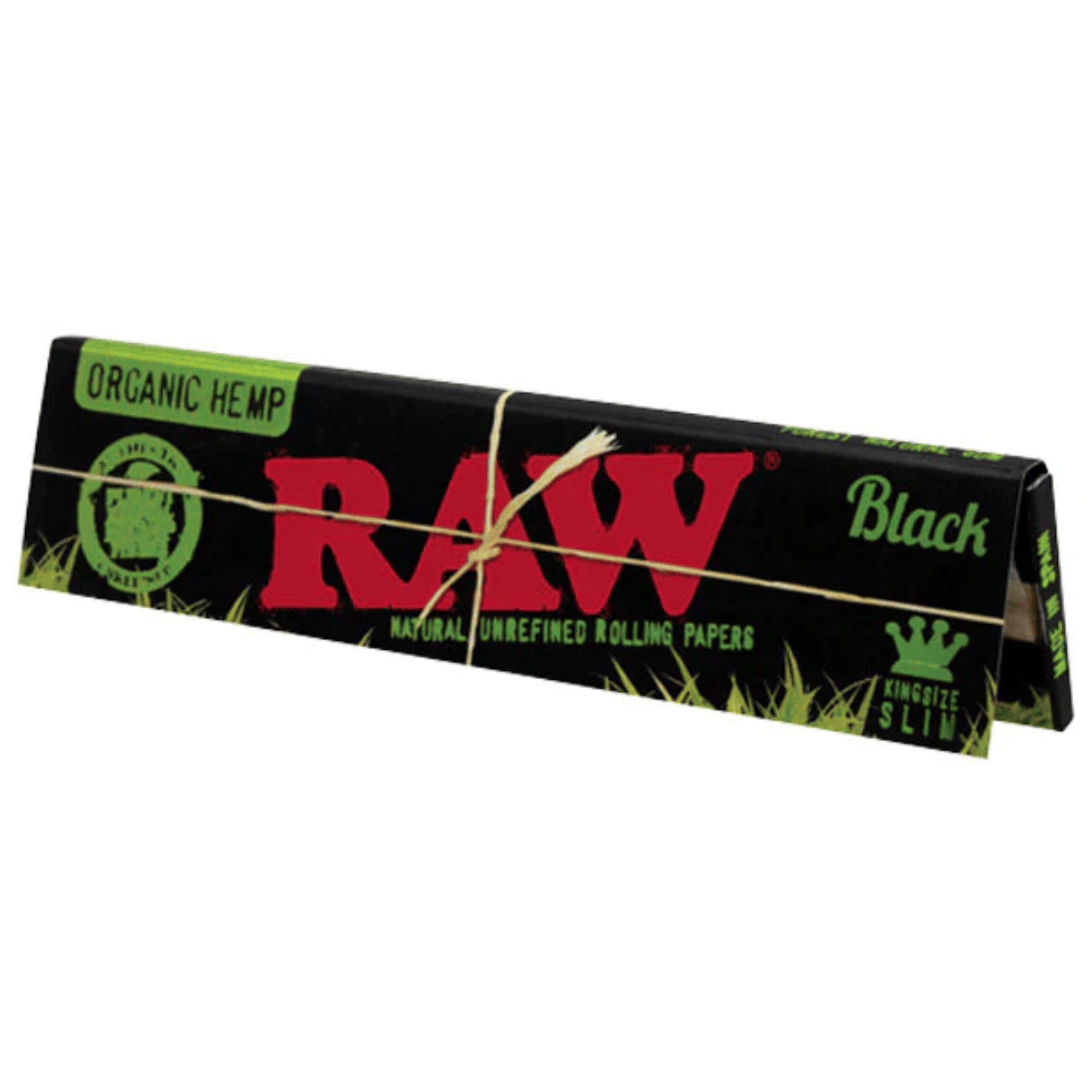 Papers | Raw : Black Organic Hemp Kingsize Slim - Raw -  - $3 - Paraphernalia