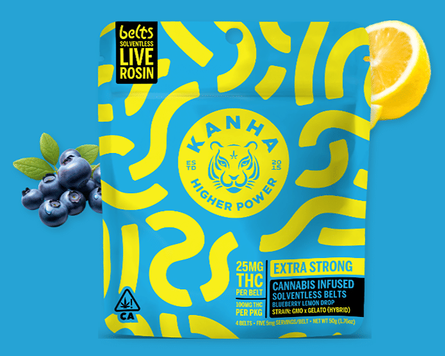 Blueberry Lemon Drop - NANO Solventless Rosin Belts (100mg)