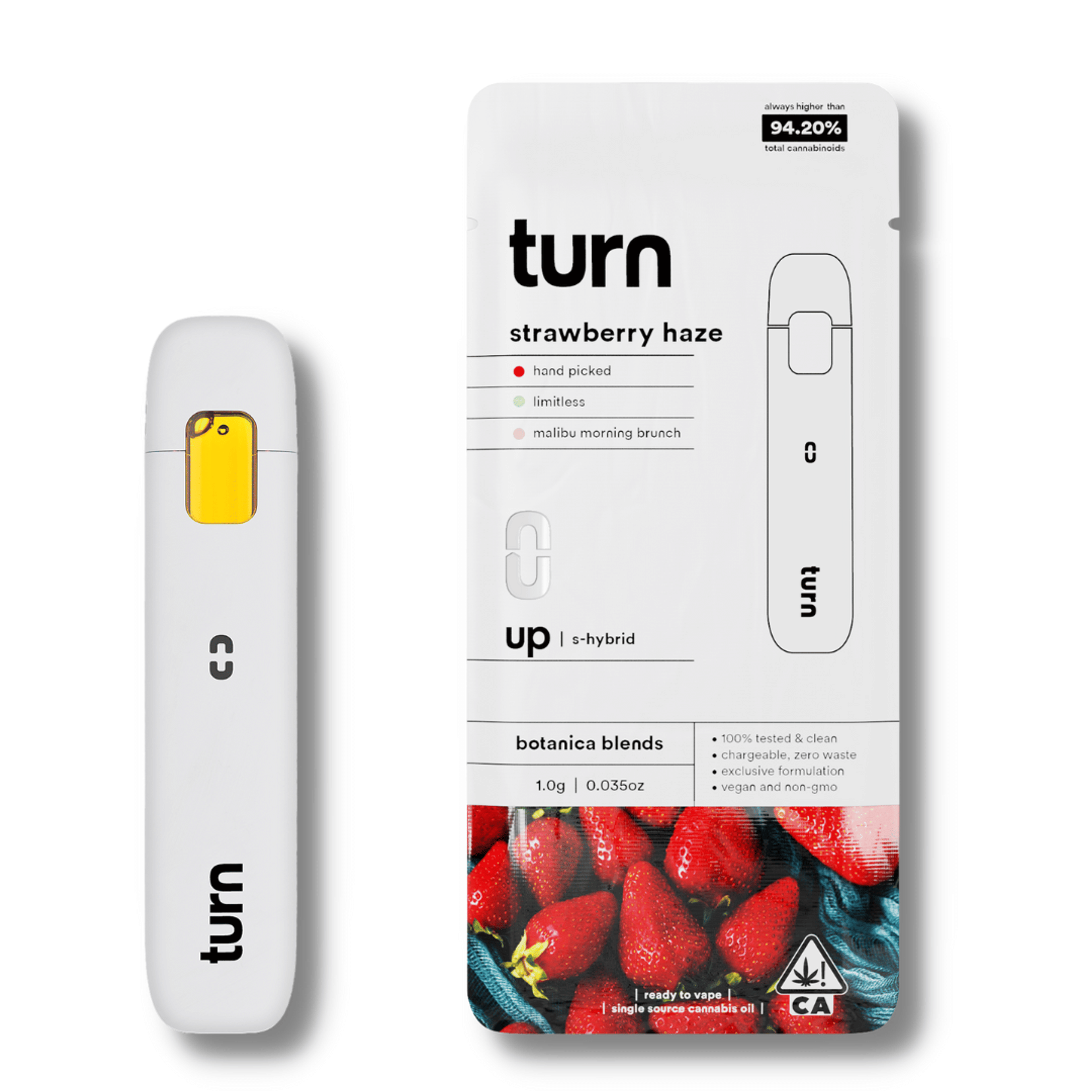 Strawberry Haze 'Turn Up' AIO 1g - Turn - - $30 - Vapes