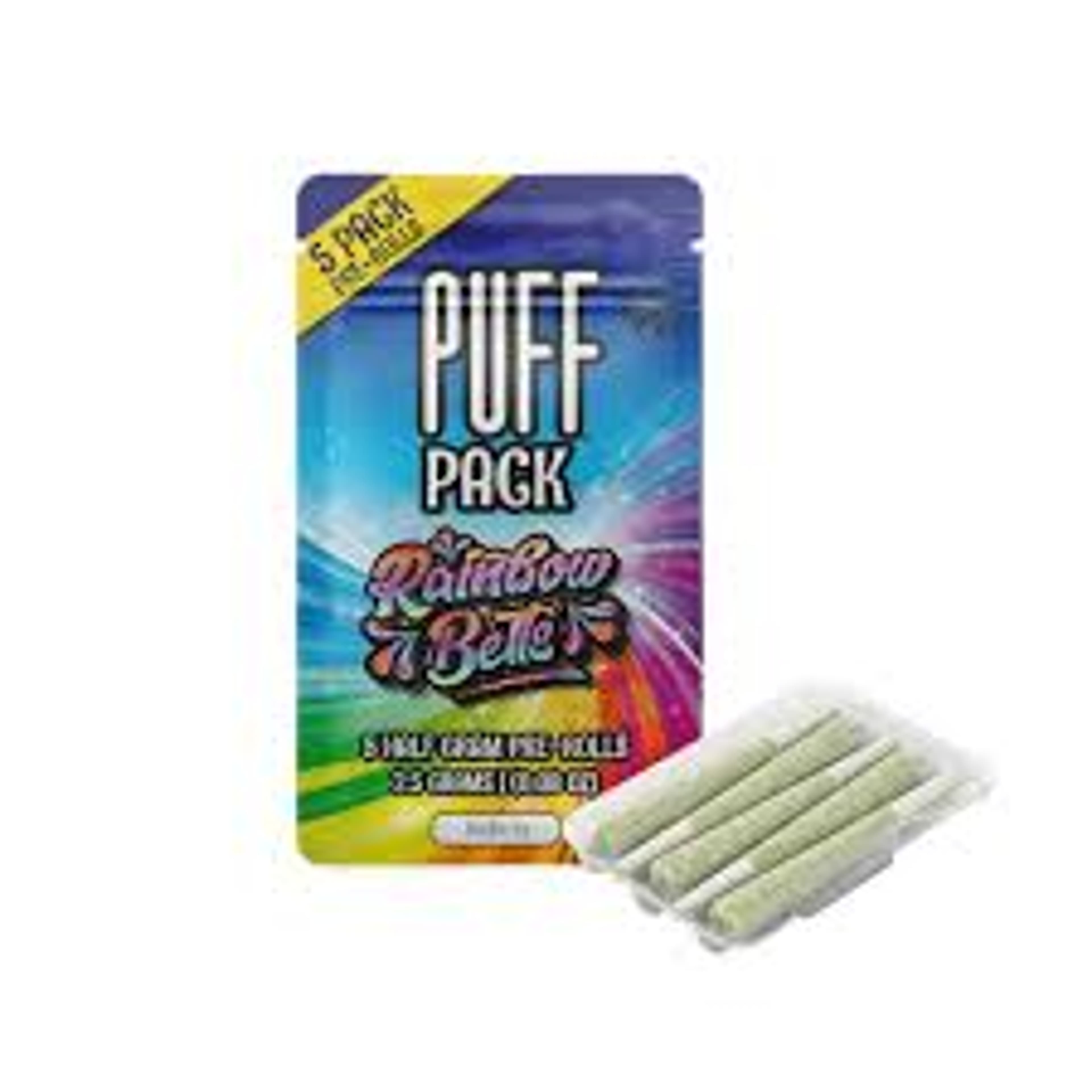 Rainbow Belts PUFF - Pre Roll 5pk - PUFF - - $12 - Pre-Rolls