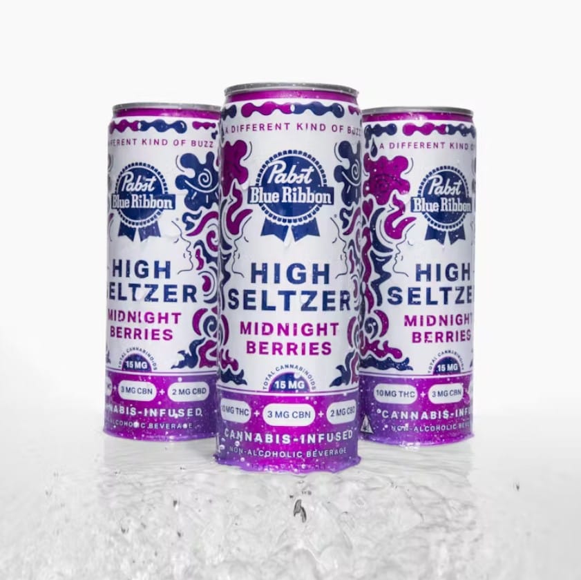 Pabst Blue Ribbon — Midnight Berries Seltzer Single Can