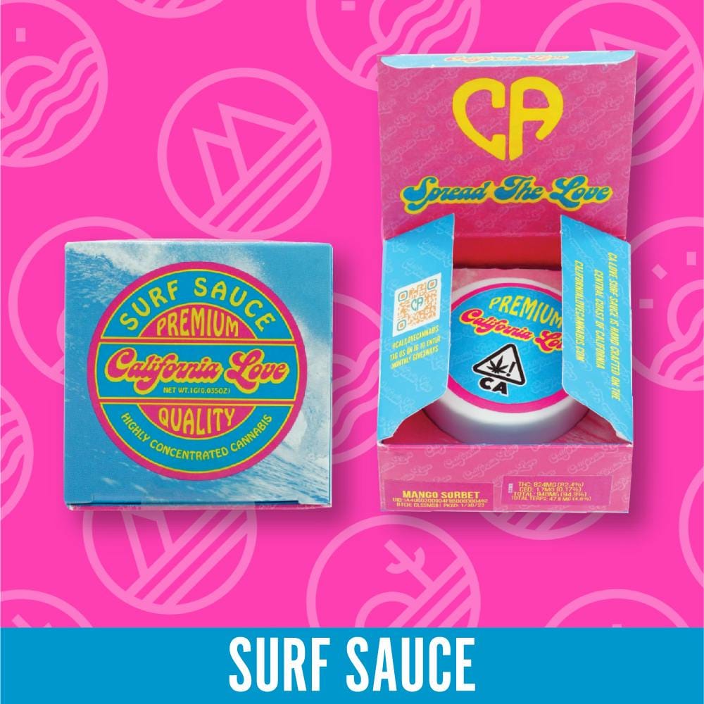 Key Lime Jack - Surf Sauce - California Love - One Gram - $23.99 - Concentrates