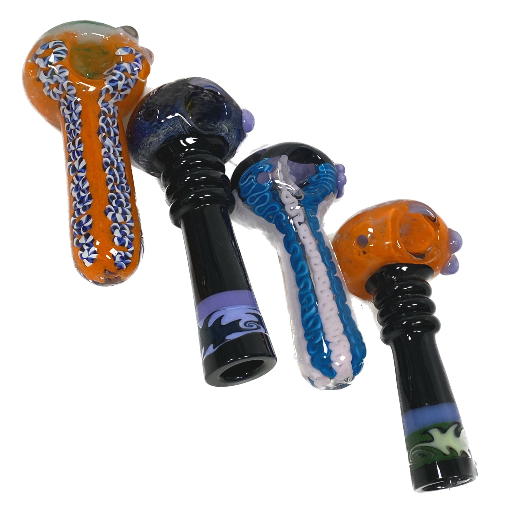 $20 Heavy Hand Pipes (Assorted Colors and Designs) - Glass and Accessories -  - $20 - Paraphernalia