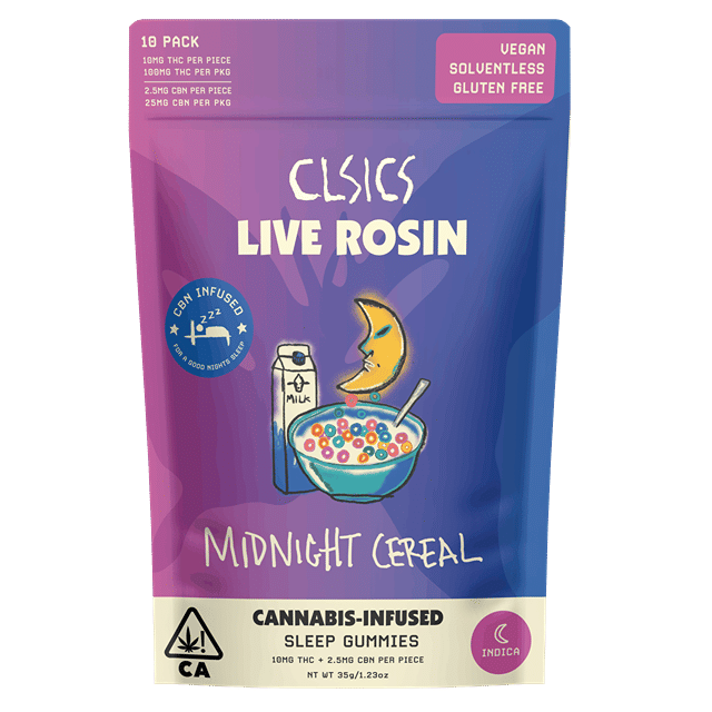 CBN Midnight Cereal | 100mg Rosin Infused Gummies