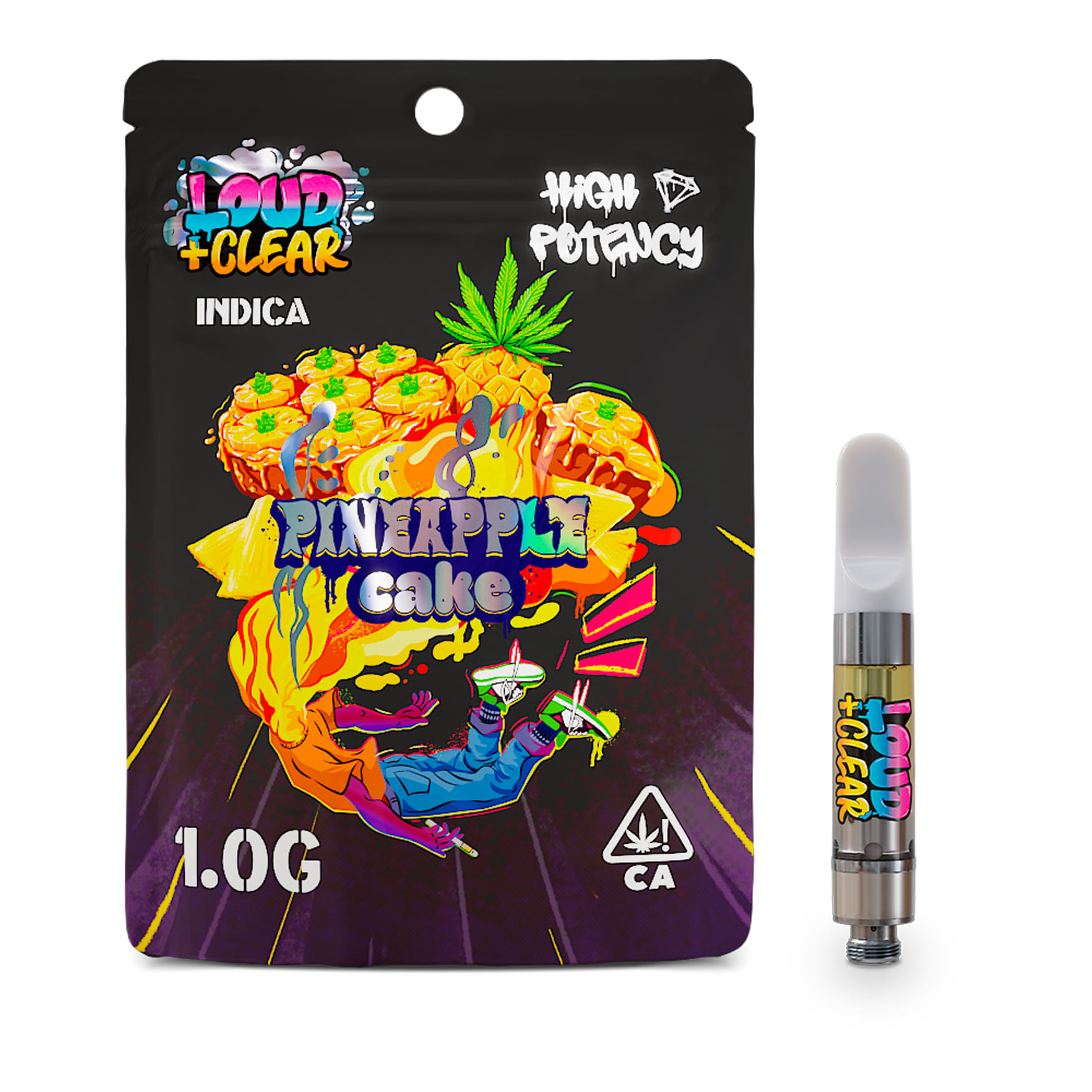 Pineapple Cake (I) 1g **SPECIAL PRICING** - Loud and Clear - Pineapple Cake (I) - $23 - Vape Cartridge