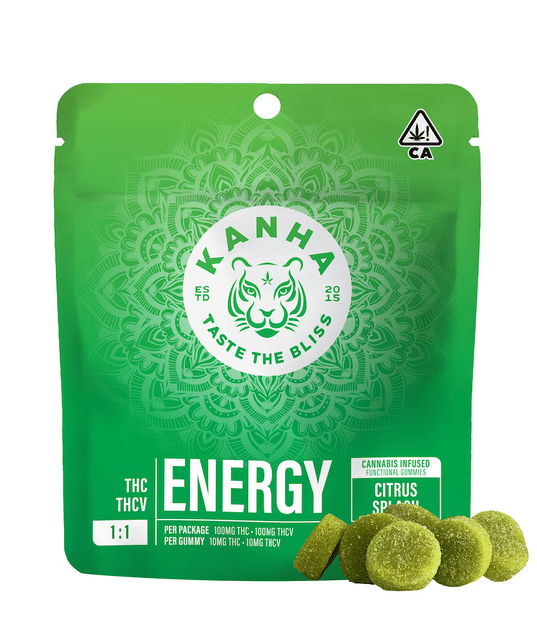 1:1 Nano Energy Citrus Splash Gummies - 100mg