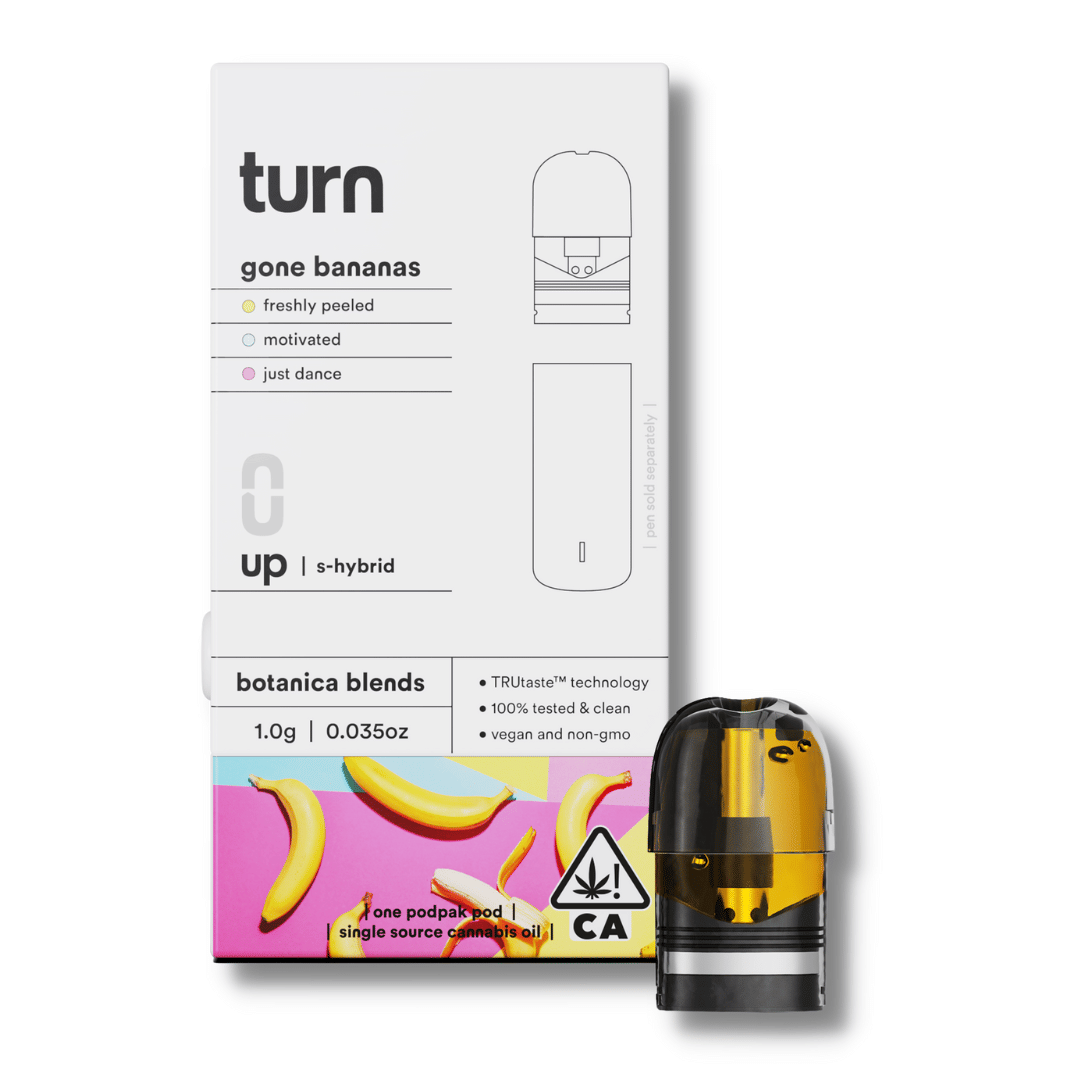 Gone Bananas 'Turn Up' Pod 1g - Turn -  - $28 - Vapes