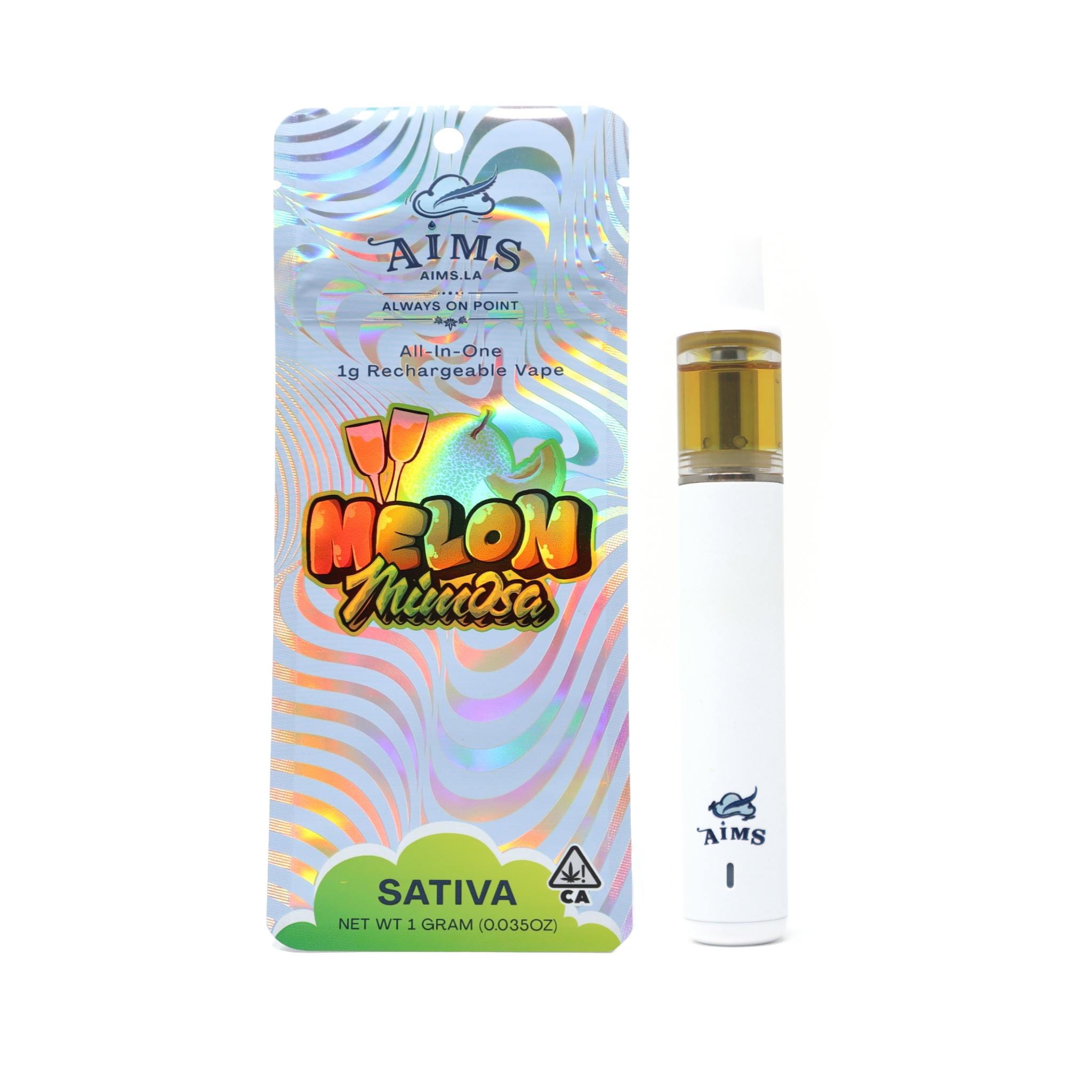 AIMS - Melon Mimosa Disposable Vape 1g - AIMS -  - $28 - Disposables