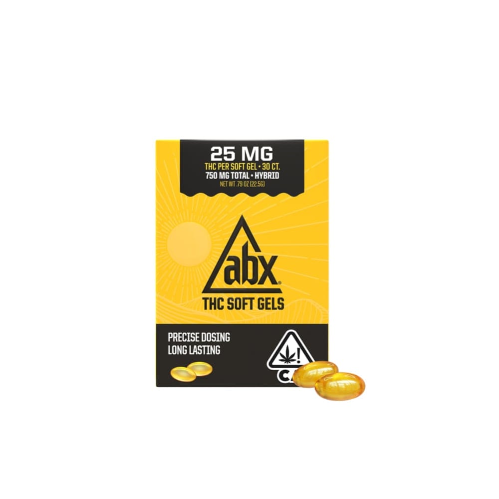 25mg Soft Gels - 30 Capsules - ABX - 25mg Soft Gels (30ct) - $54 - Tinctures & Capsules