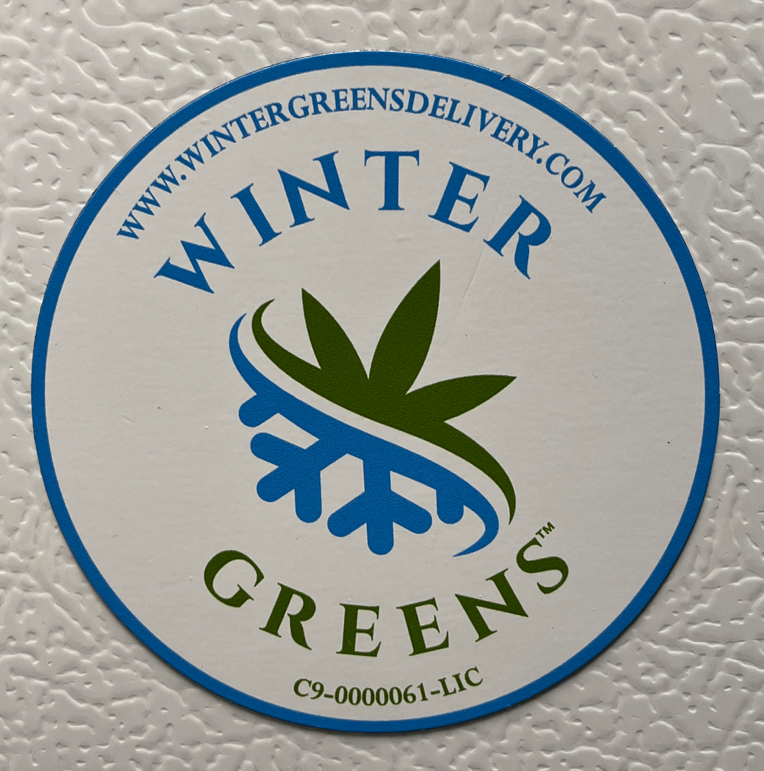 Winter Greens: Refrigerator Magnet - Winter Greens -  - $3 - Apparel
