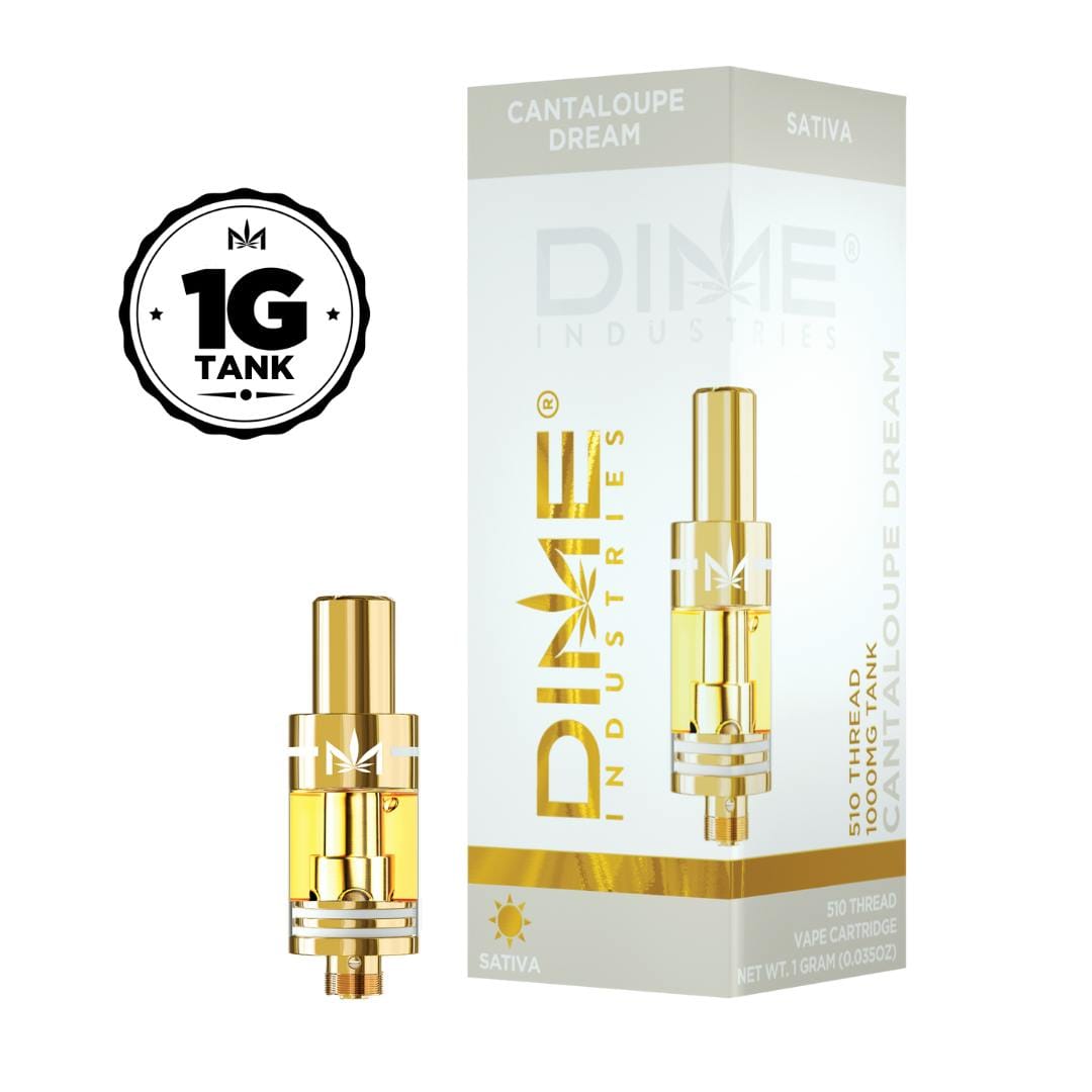 Dime Industries | 1000mg - Cantaloupe Dream - Cartridge - Sativa - Dime Industries -  - $22 - Vape Carts
