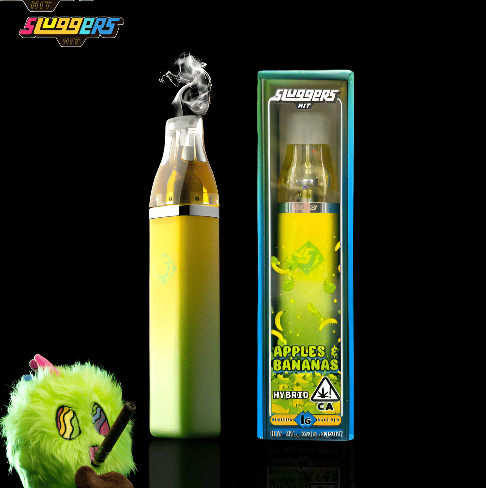 Sluggers - Apples & Bananas - Disposable Vape 1.2g - Sluggers - Apple & Bananas Dispo - $27.99 - Disposable Vapes