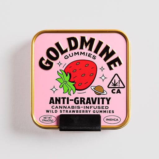 Anti-Gravity Wild Strawberry Tin Goldmine Gummies - Breez -  - $9.36 - Edibles