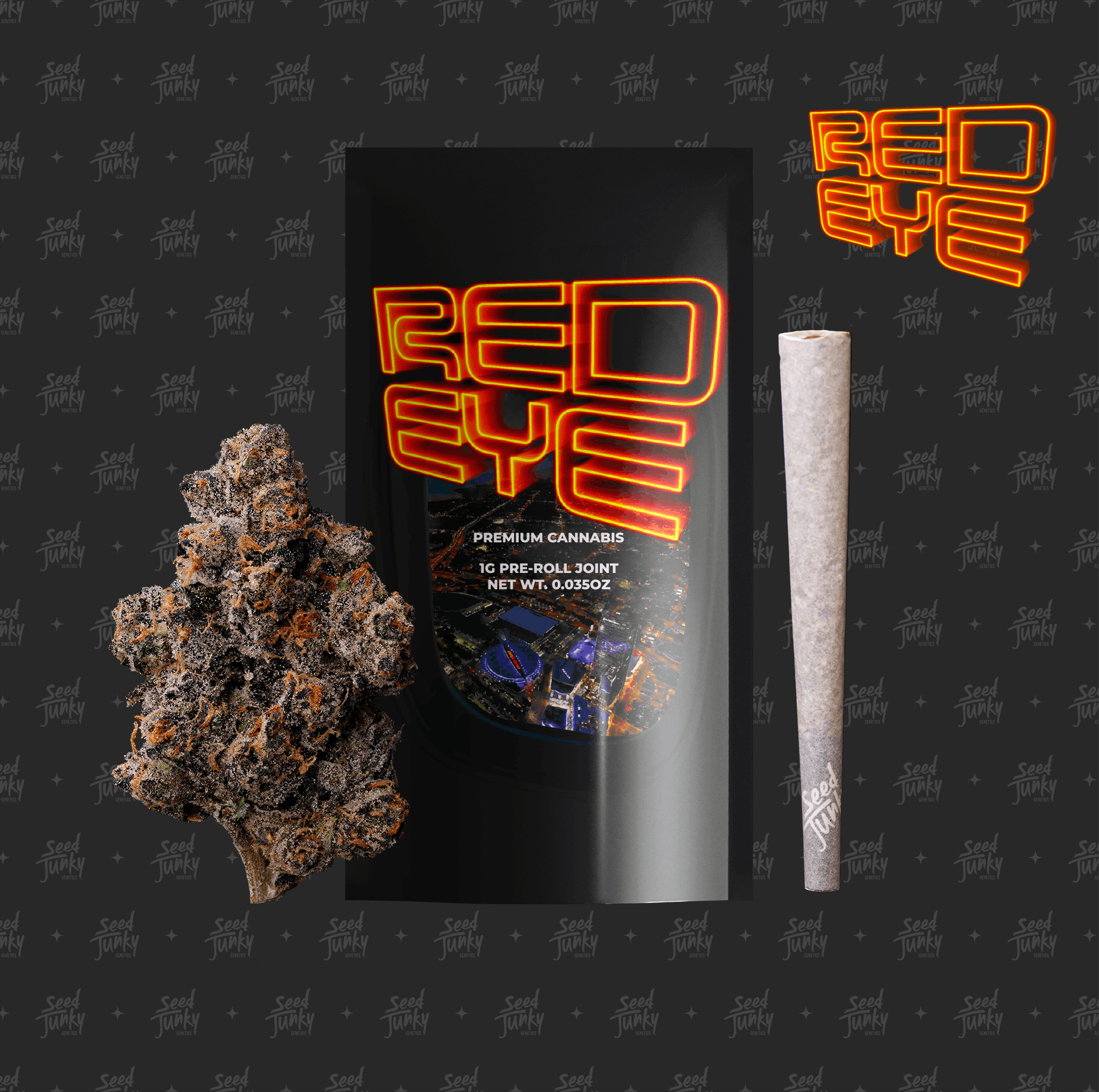 Red Eye Preroll 1g - Seed Junky -  - $11.25 - Pre-Rolls