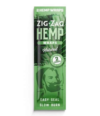 ZIG-ZAG HEMP WRAPS (NATURAL) 2 PACK