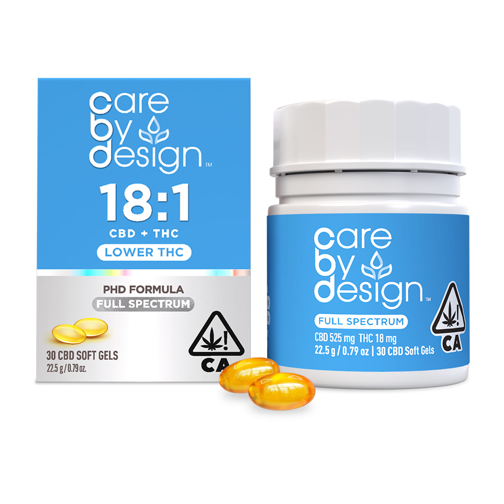 18:1 Soft Gels 30ct **SPECIAL PRICING** - Care by Design - 18:1 30ct - $68 - Capsules