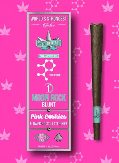 Presidential - Blunt Pink Cookies Moonrock 1.5g - Presidential - Presidential - Blunt Pink Cookies Moonrock 1.5g - $30 - Pre-Roll
