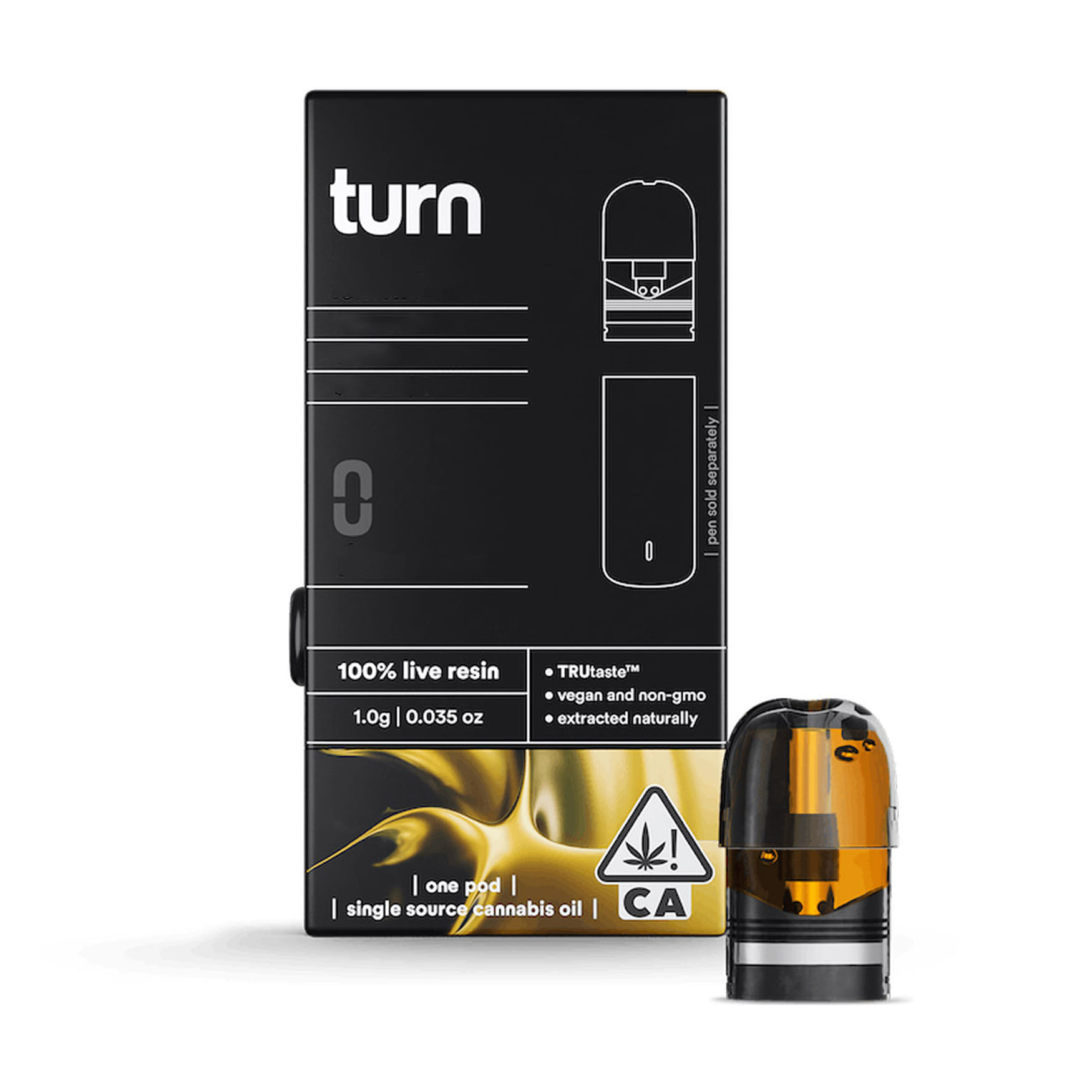 London Pound Cake (I/H) 1g LR Pod - Turn Brand - London Pound Cake (I/H) - $37 - Vape Cartridge