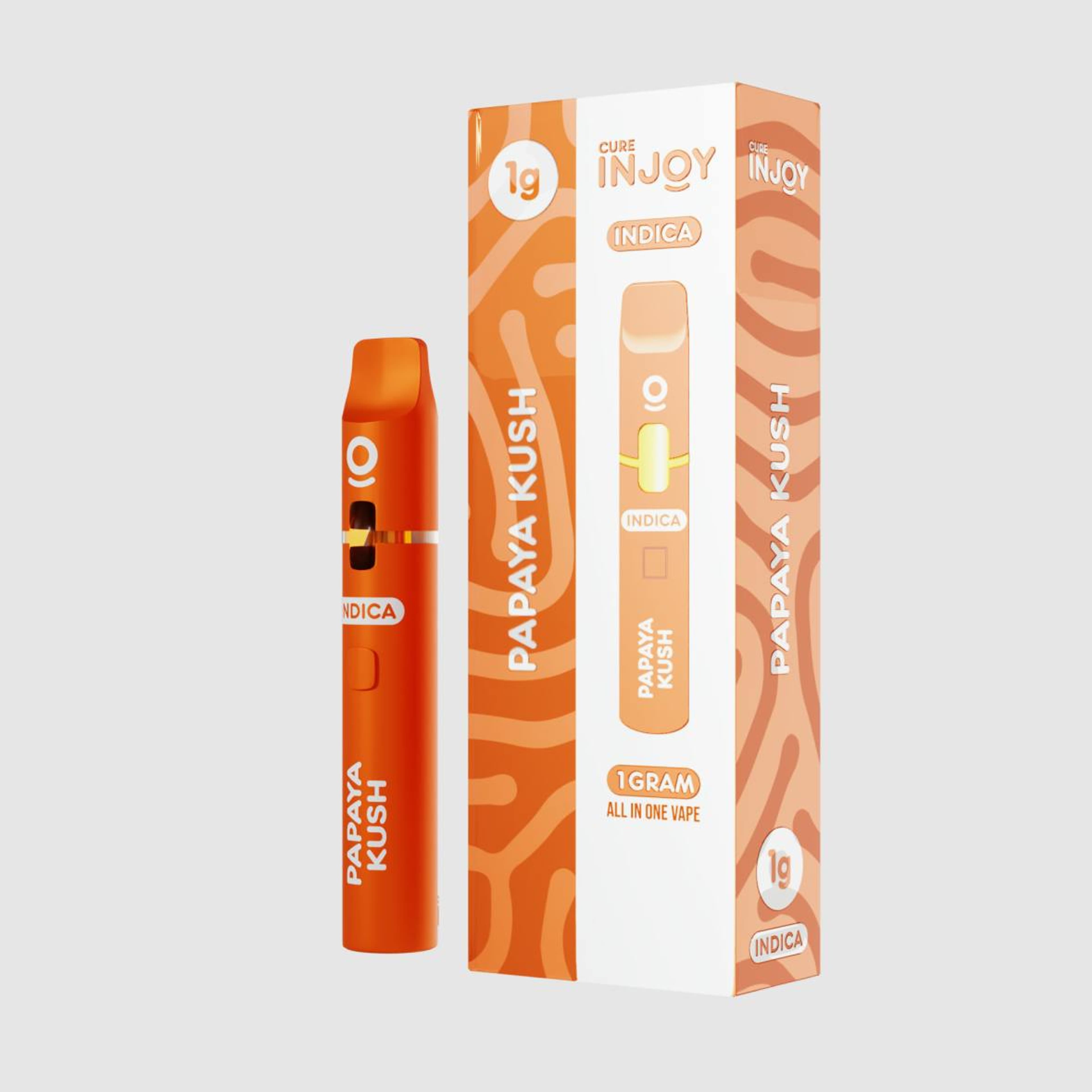 Papaya Kush - 1G All-In-One - Cure Injoy - Papaya Kush (H) - $22 - Cartridges