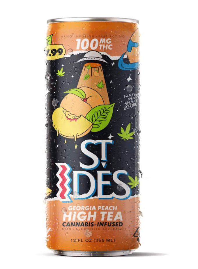 GEORGIA PEACH 12OZ. 100MG - ST.IDES -  - $6.50 - Edibles