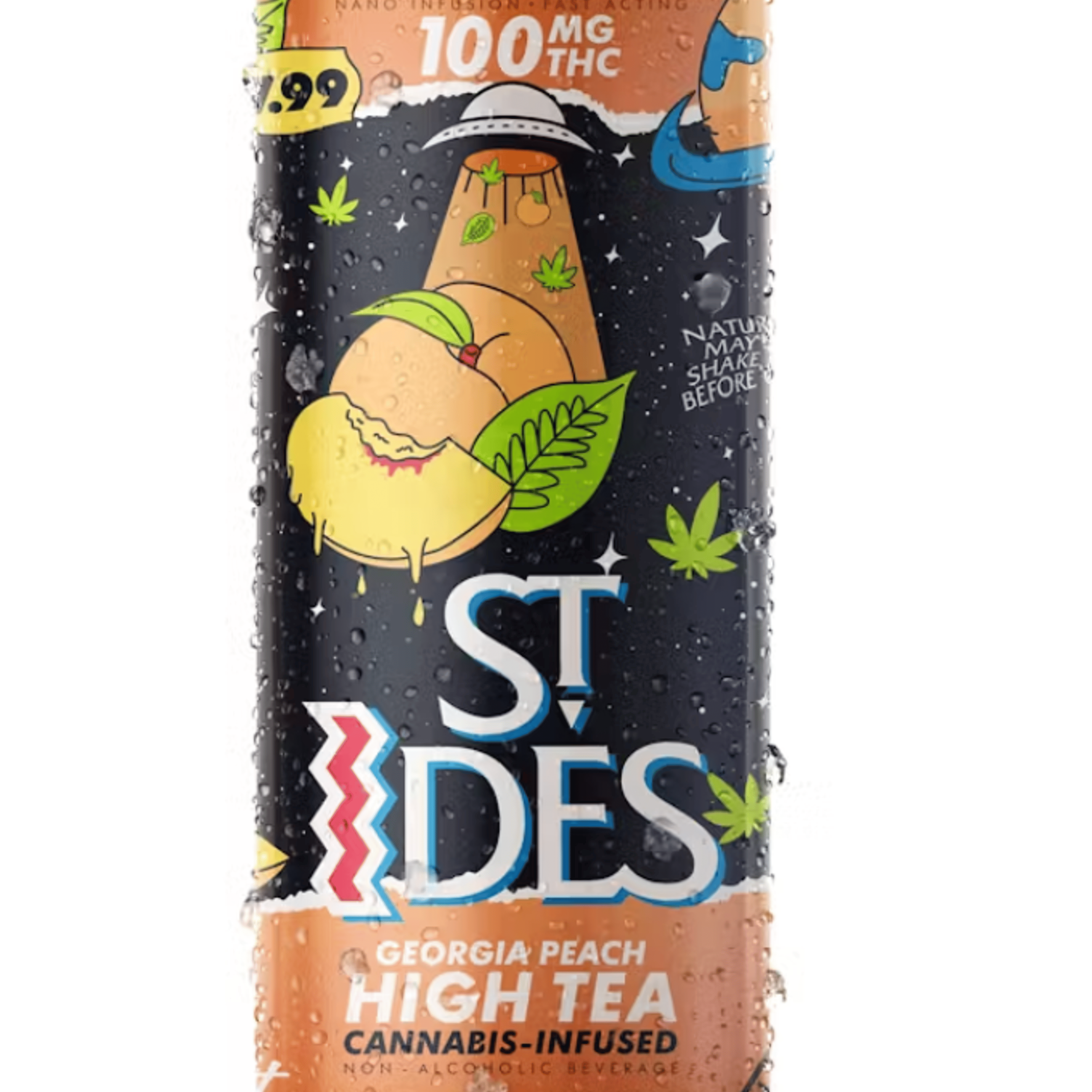GEORGIA PEACH 12OZ. 100MG - ST.IDES - - $6.50 - Edibles
