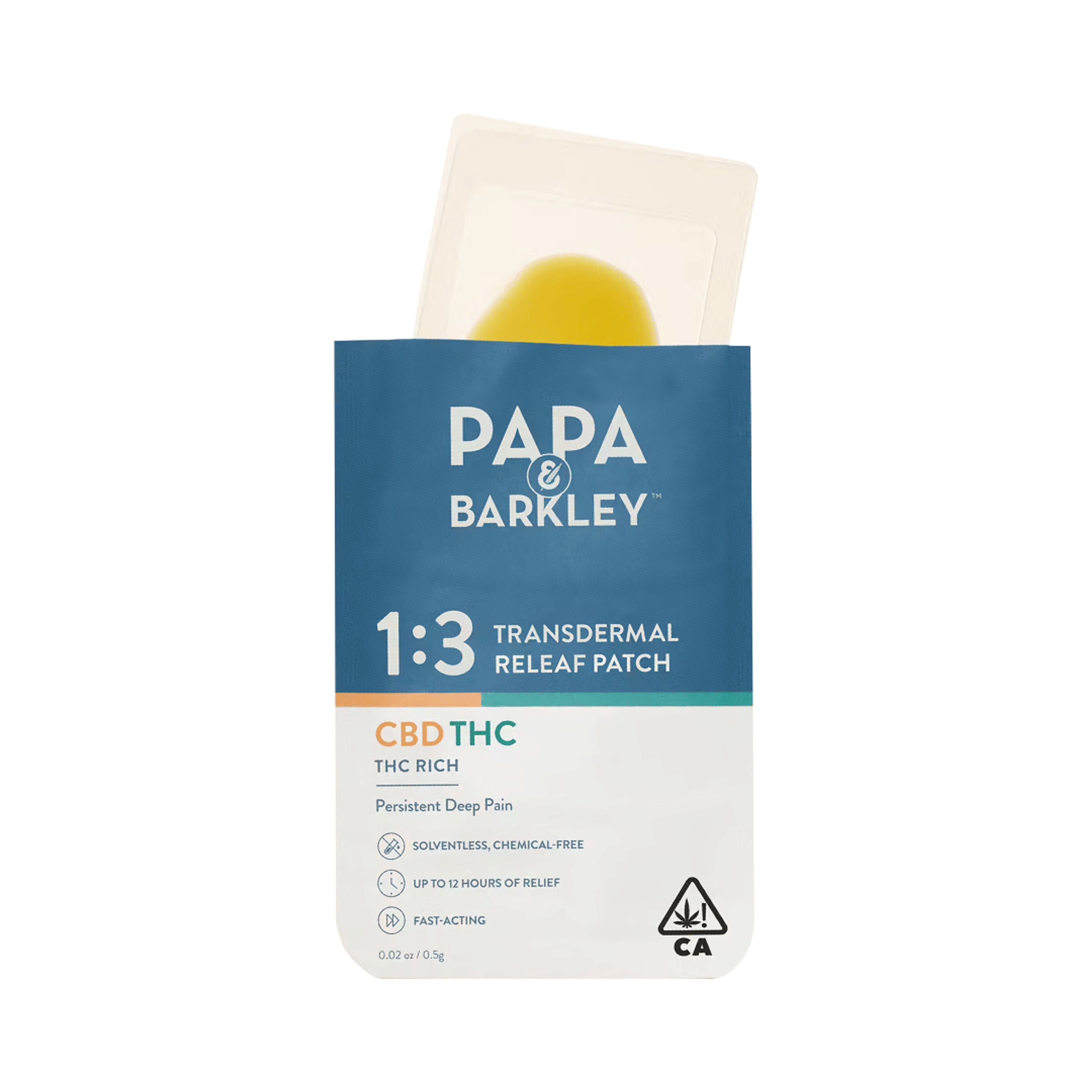 Patch | THC Rich Releaf 1:3 - 30mg - Papa & Barkley - - $15 - Topical