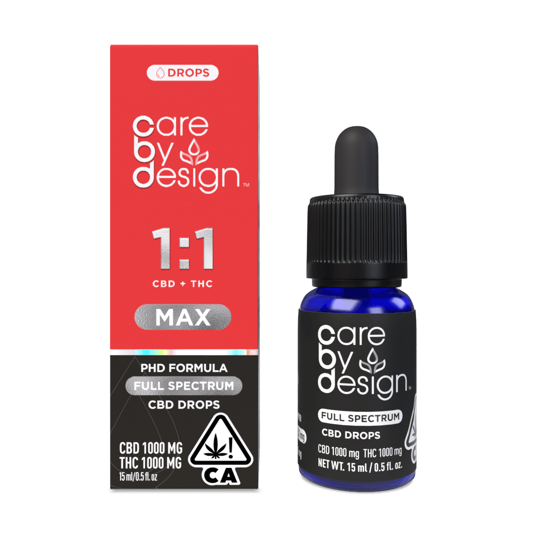 Care By Design | 1:1 Max Full Spectrum CBD Drops 15ml - CARE BY DESIGN -  - $54 - Edibles