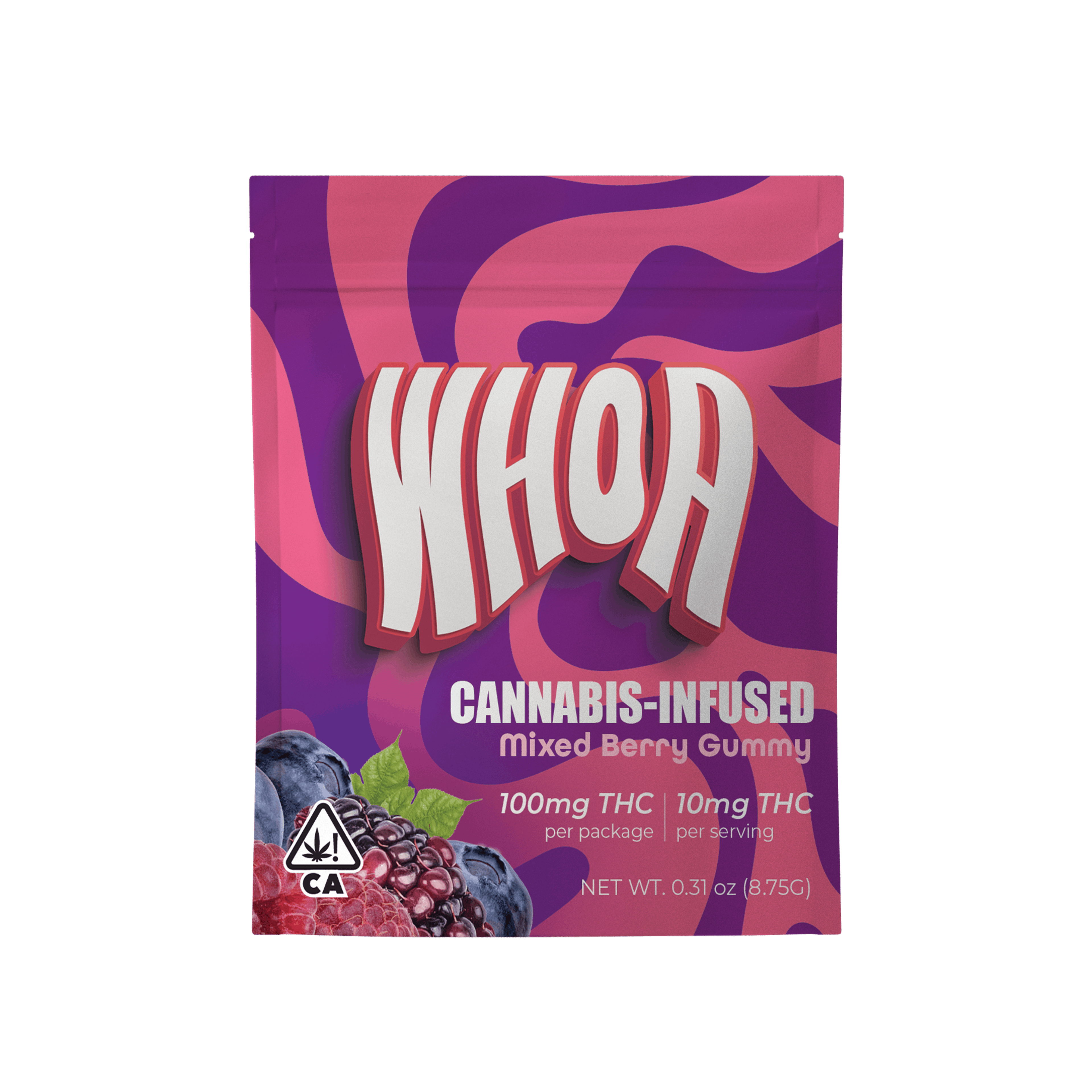 Mixed Berry Gummy - Bite (100mg) - WHOA - - $5.05 - Edibles