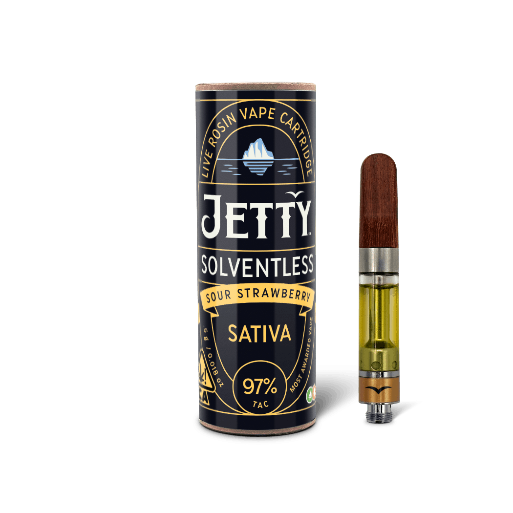 Sour Strawberry - 1G Solventless Cart - Jetty Extracts - Sour Strawberry Solventless cart 1g (S) - $48 - Cartridges