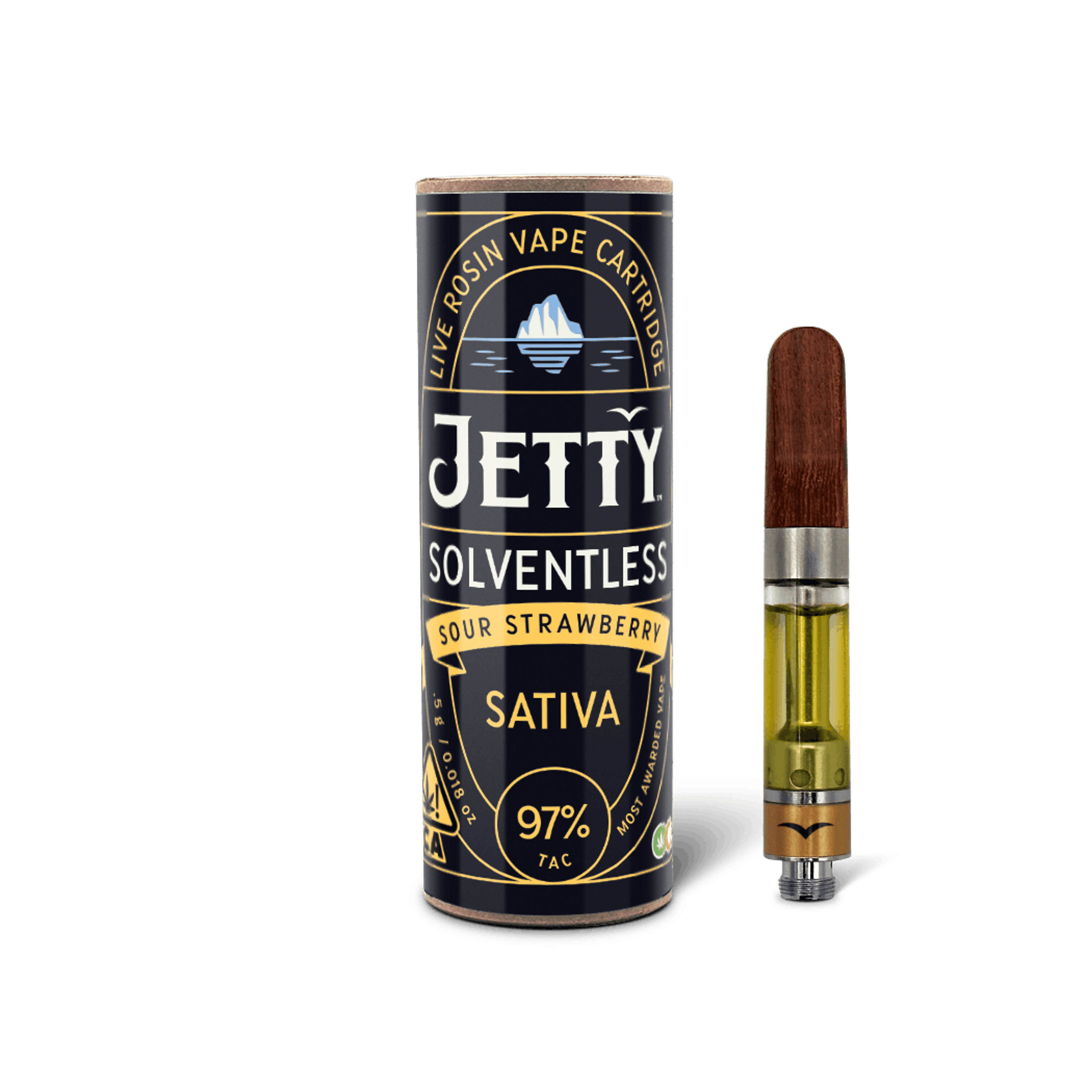 Sour Strawberry - 1G Solventless Cart - Jetty Extracts - Sour Strawberry Solventless cart 1g (S) - $48 - Cartridges