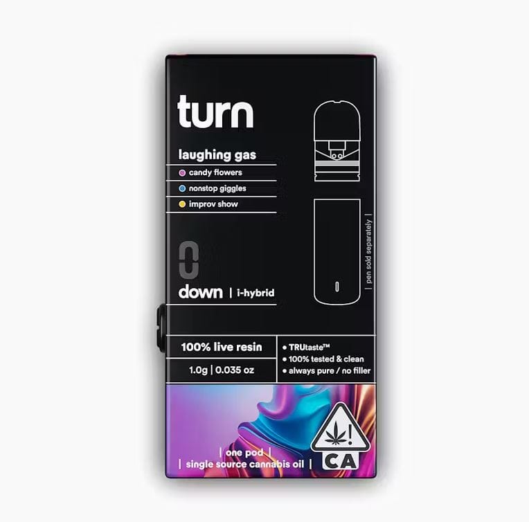 Laughing Gas 'Turn Down' Live Resin Pod 1g - Turn -  - $36 - Vapes