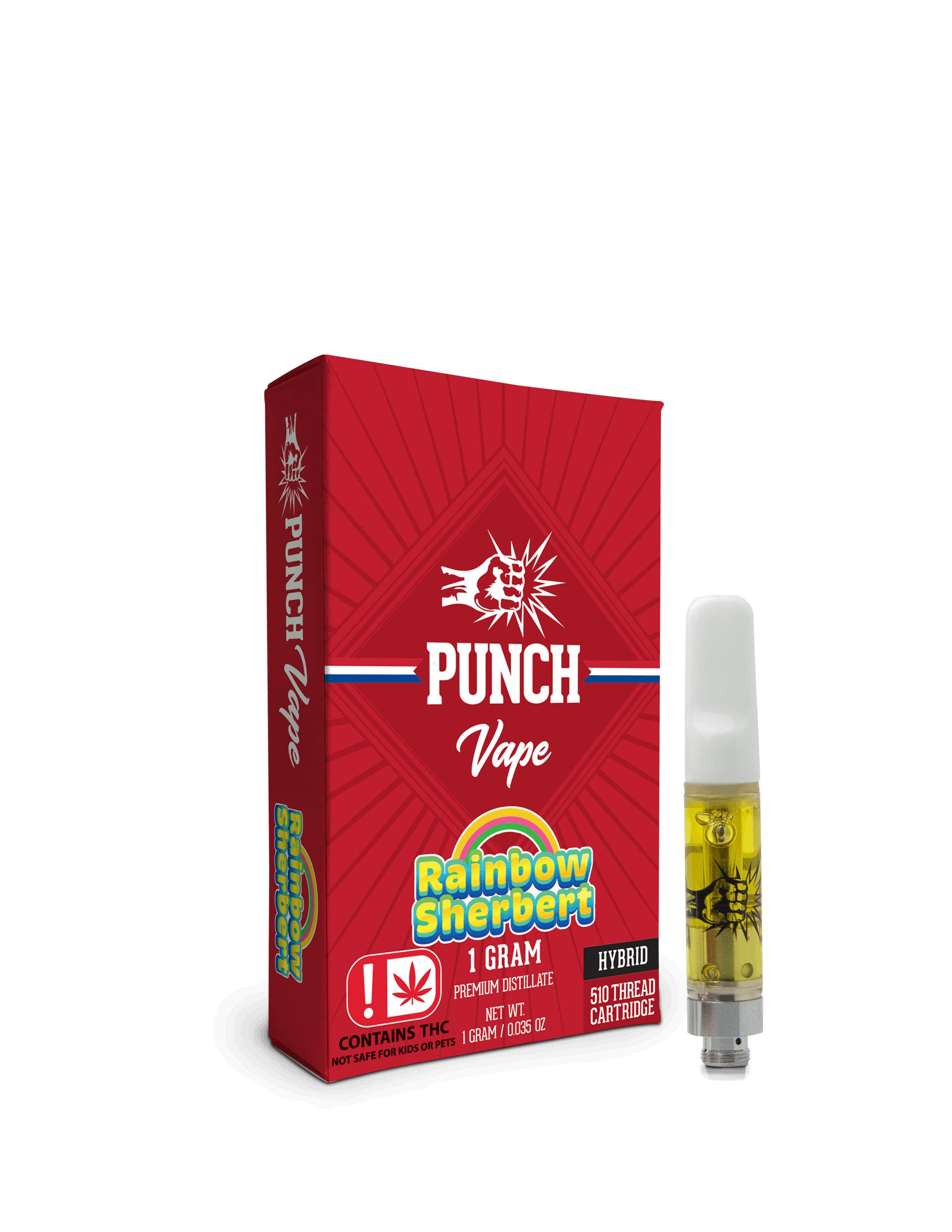 RAINBOW SHERBERT 1G REFILL - Punch -  - $15.05 - Vape Cartridge