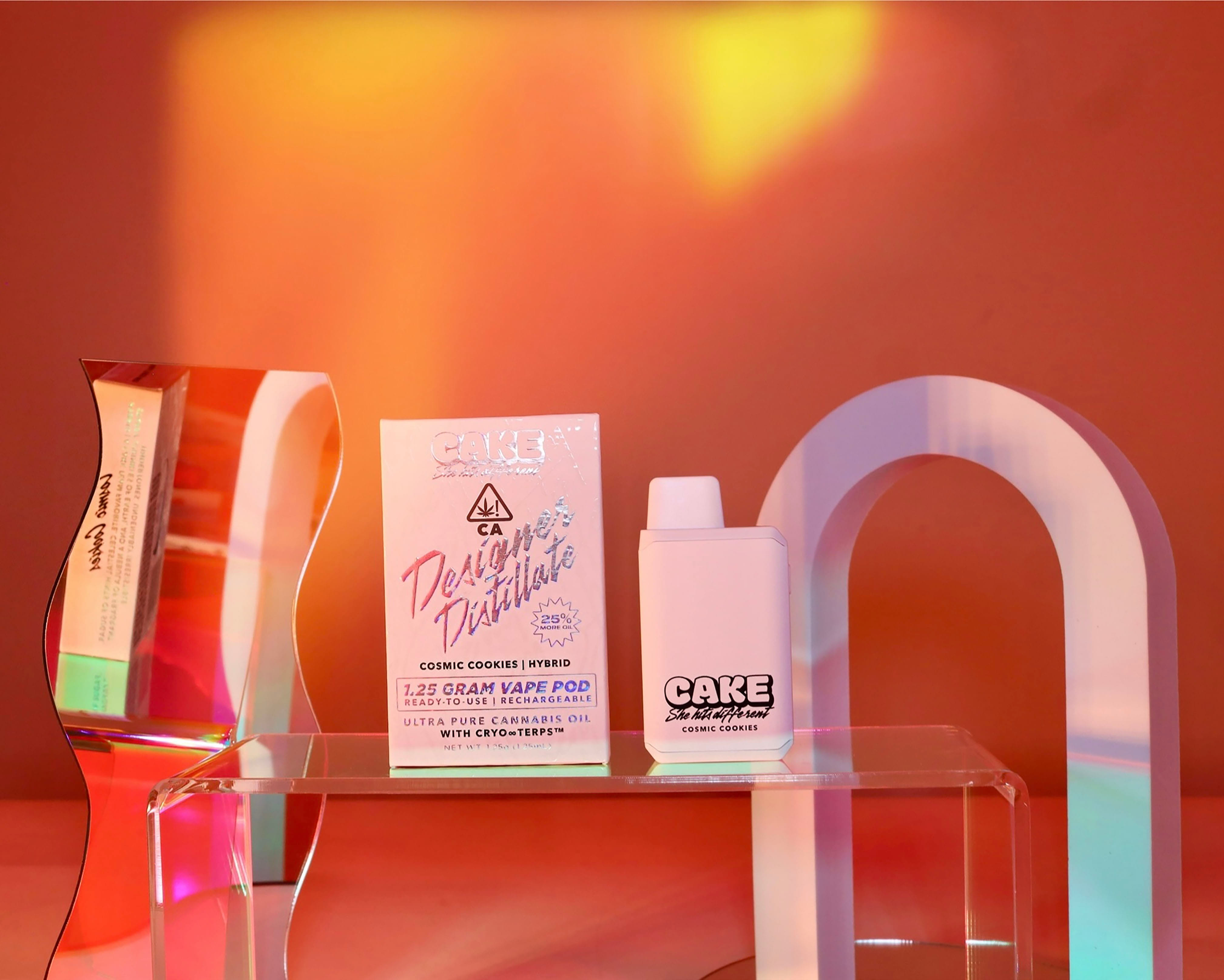 Cosmic Cookies Designer Distillate Pod 1.25g - Cake -  - $30 - Disposable Vapes