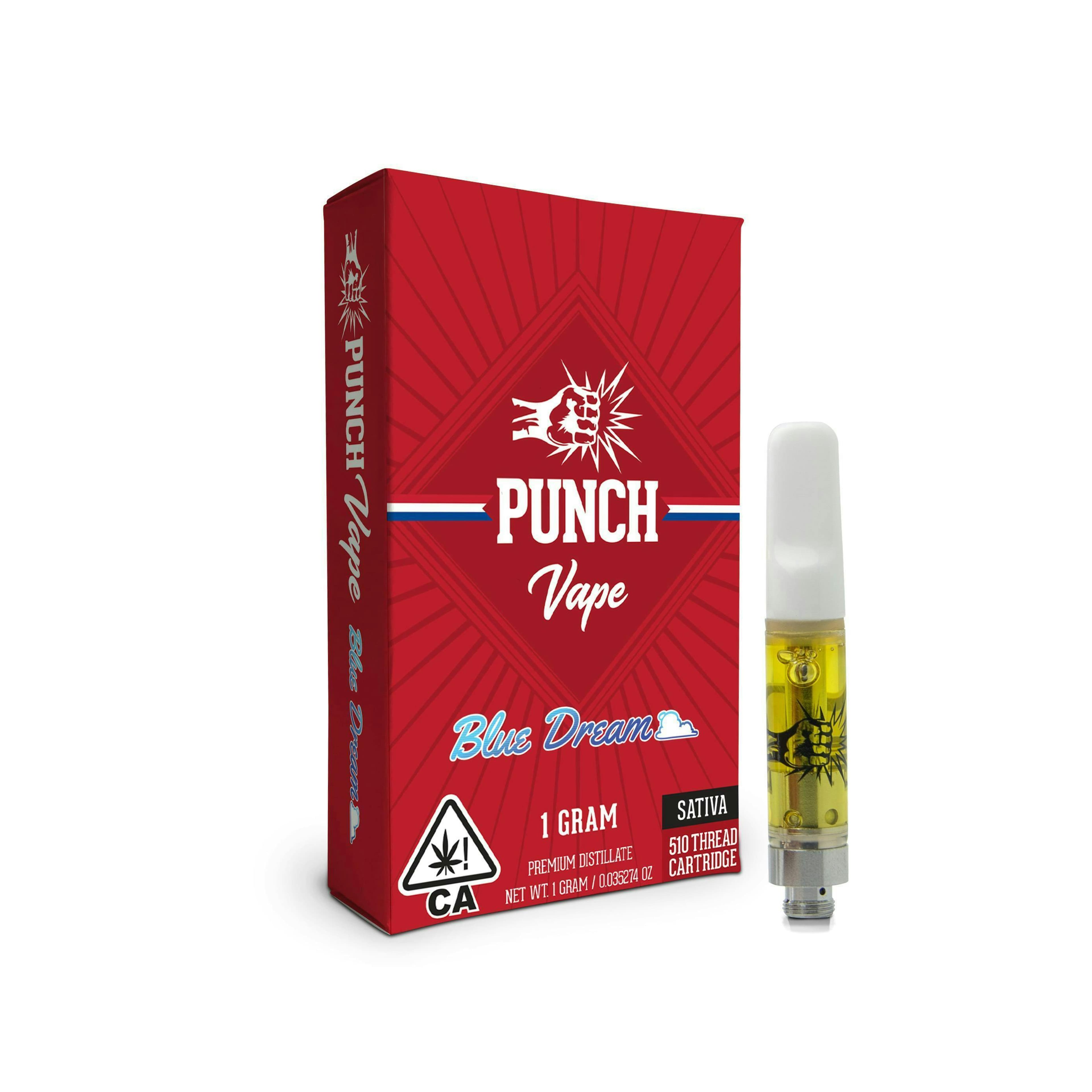 Blue Dream 1g Cart - Punch Edibles & Extracts - null - $19 - Vape Cart