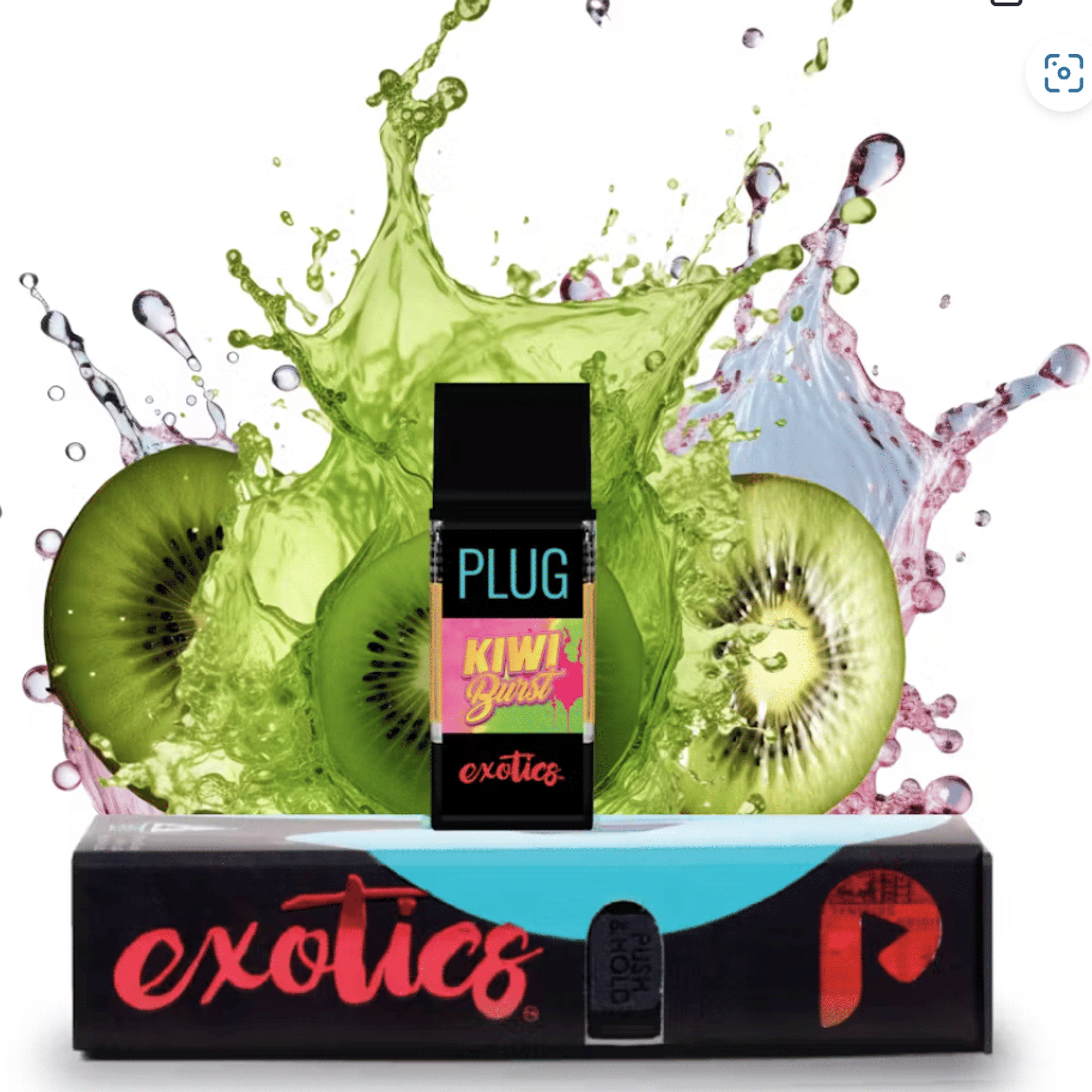 EXOTICS: Kiwi Burst 1G Pod - PLUGplay - - $24.75 - Cartridges