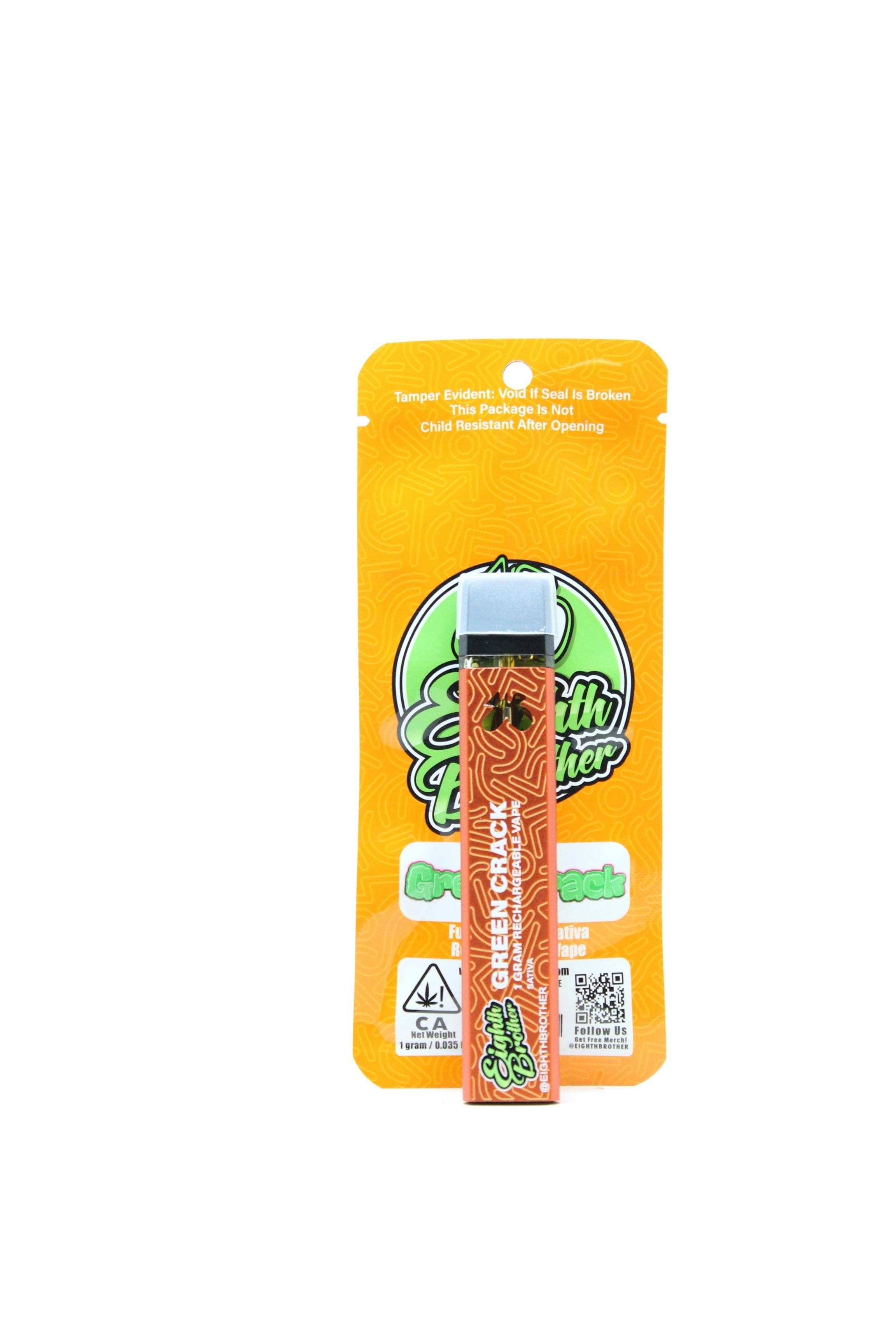 EIGHTH BROTHER - Green Crack (S) - 1g Disposable Vape - Eighth Brother - Vape - $22 - Vapes