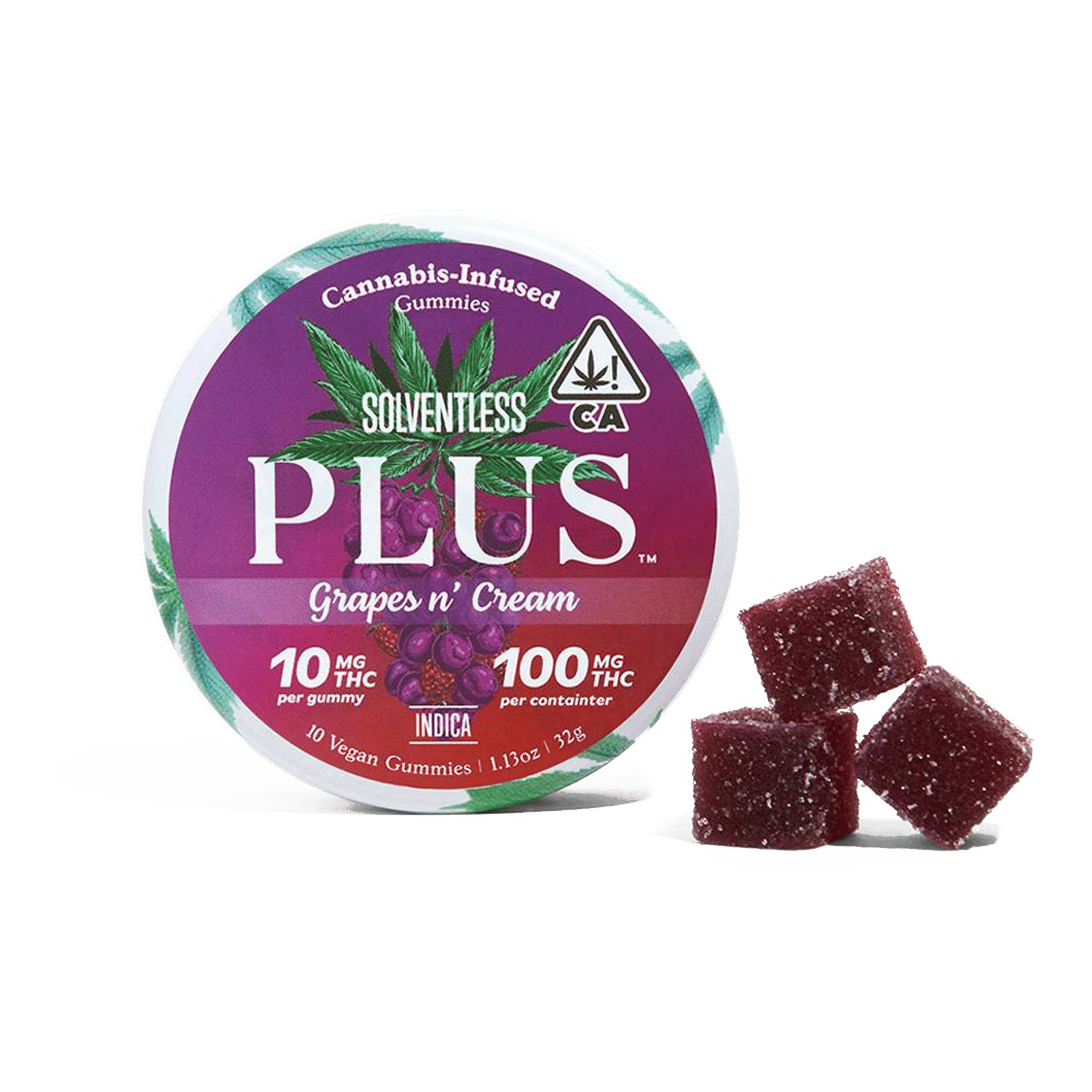 Grapes 'N Cream Gummies - PLUS™️ Products - 10 Gummies - $16.99 - Edibles